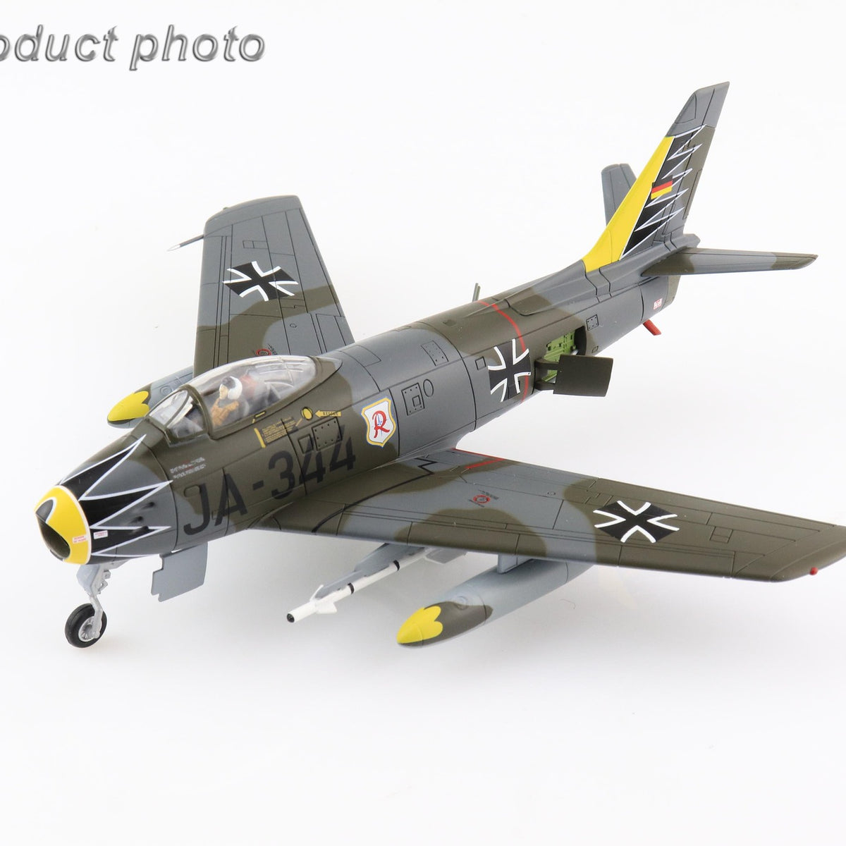 Hobby Master カナデアCL-13セイバーMk.6（F-86F-40） 西ドイツ空軍 第71戦闘航空団「リヒトホーフェン」 1961年  JA-344 1/7