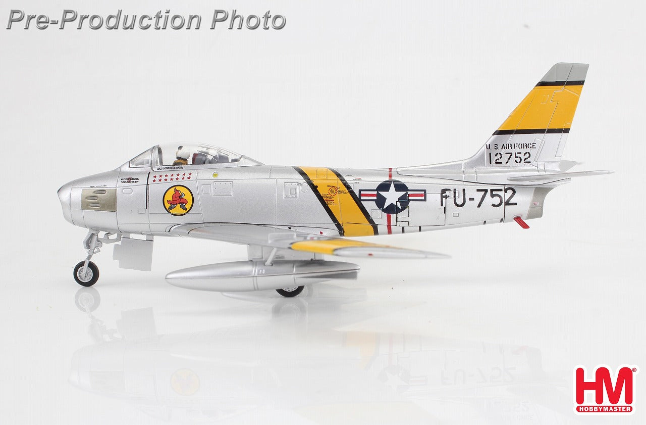 【予約商品】F-86E アメリカ空軍  第334戦闘飛行隊 ジョージ・デイビス機 51-2752 1952年 1/72 (HM20250625) [HA4328]