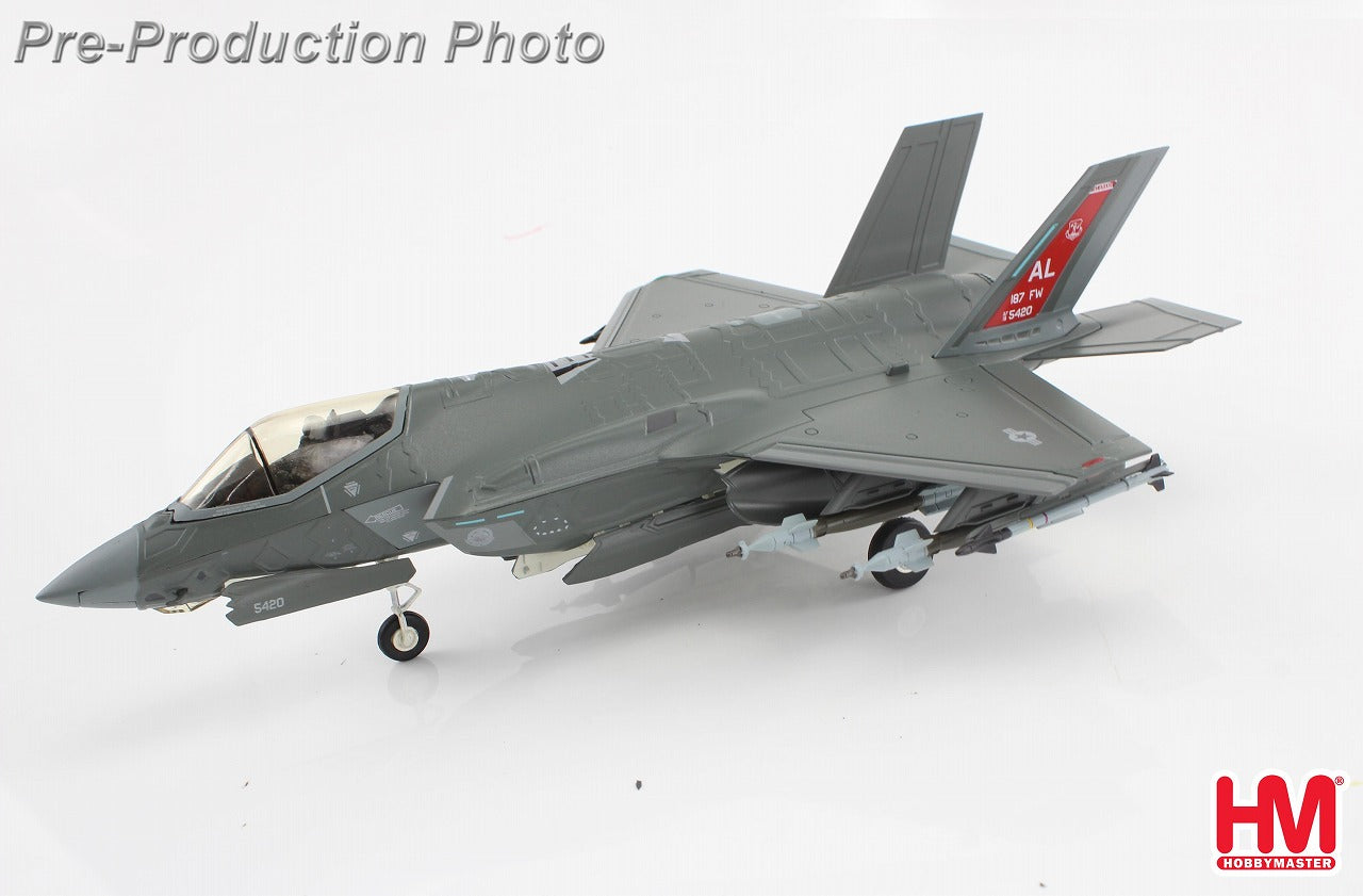 F-35A Lightning 2, United States Air Force, Alabama Air National Guard, 187th Fighter Wing, Red Tail, 2024, 1/72 [HA4440] 