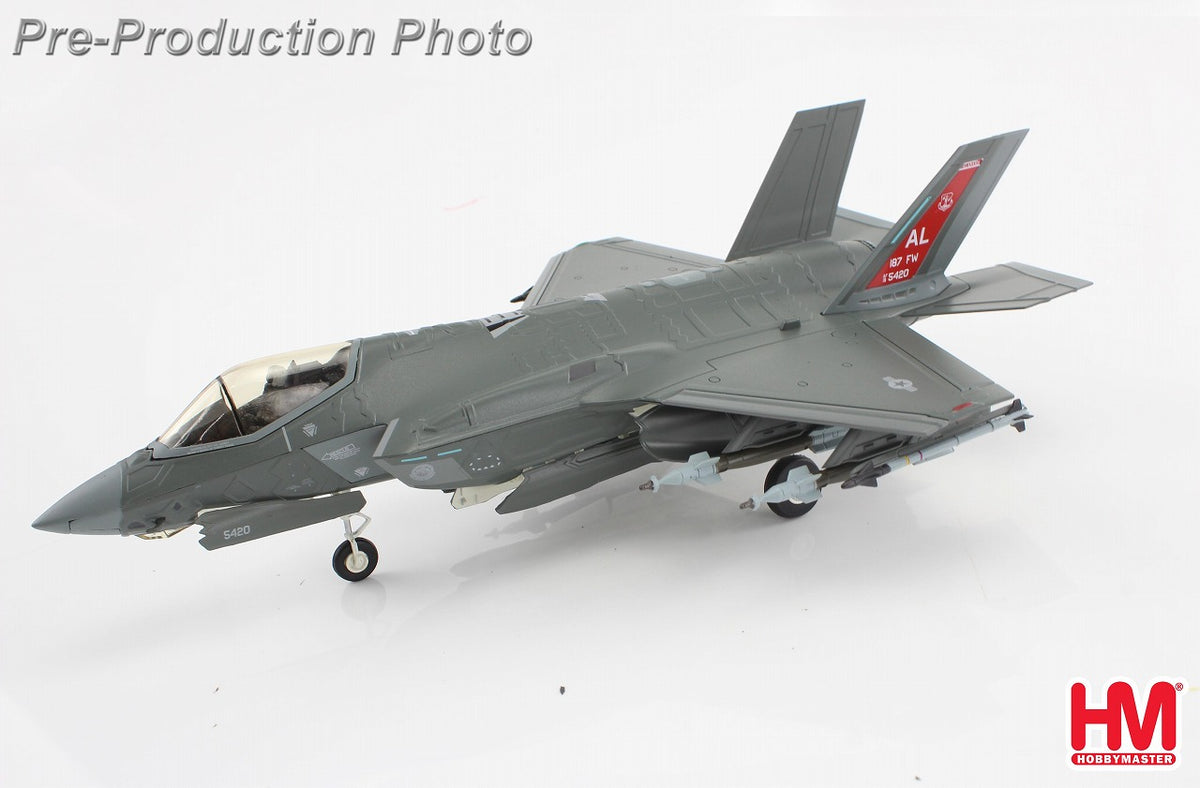 F-35A ライトニング2 アメリカ空軍 アラバマ州空軍 第187戦闘航空団 レッドテイル 2024 1/72 [HA4440]