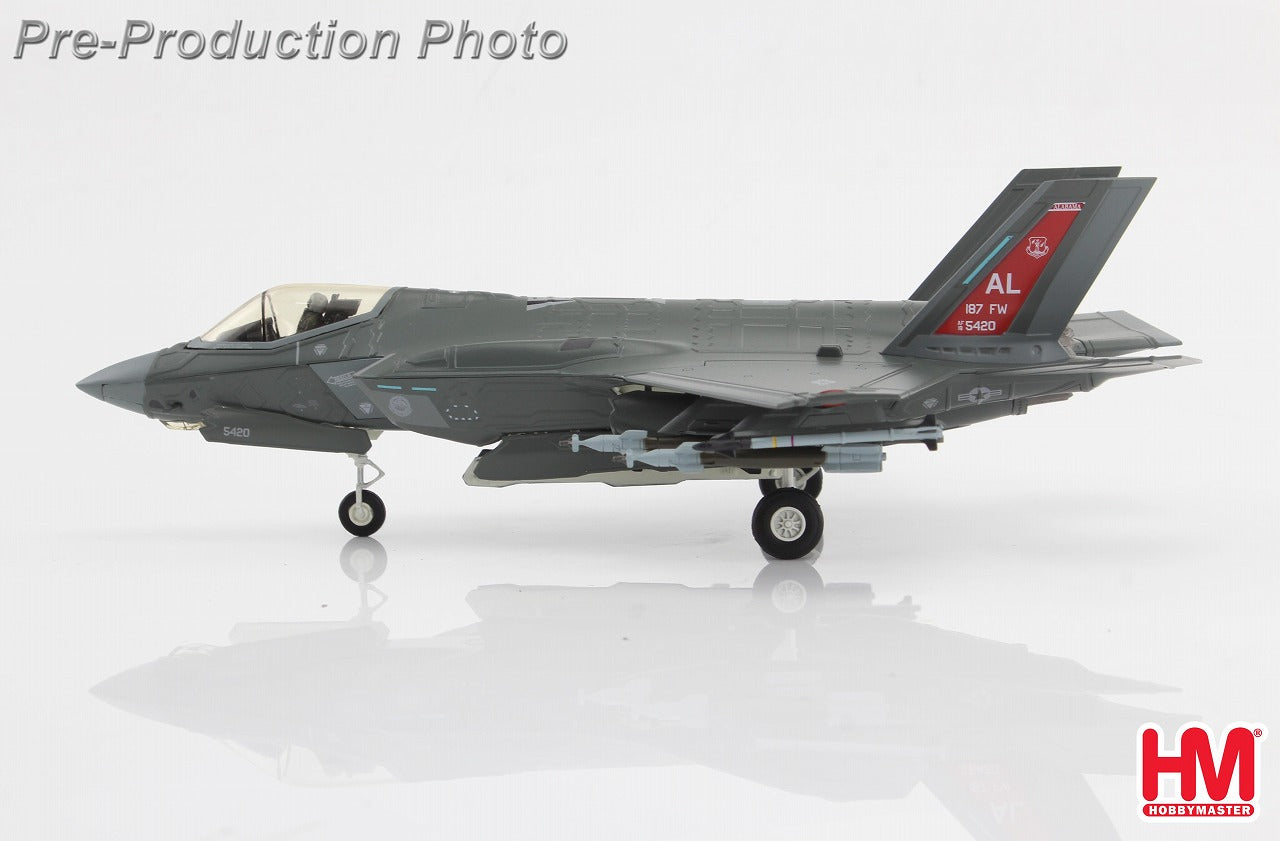 F-35A Lightning 2, United States Air Force, Alabama Air National Guard, 187th Fighter Wing, Red Tail, 2024, 1/72 [HA4440] 