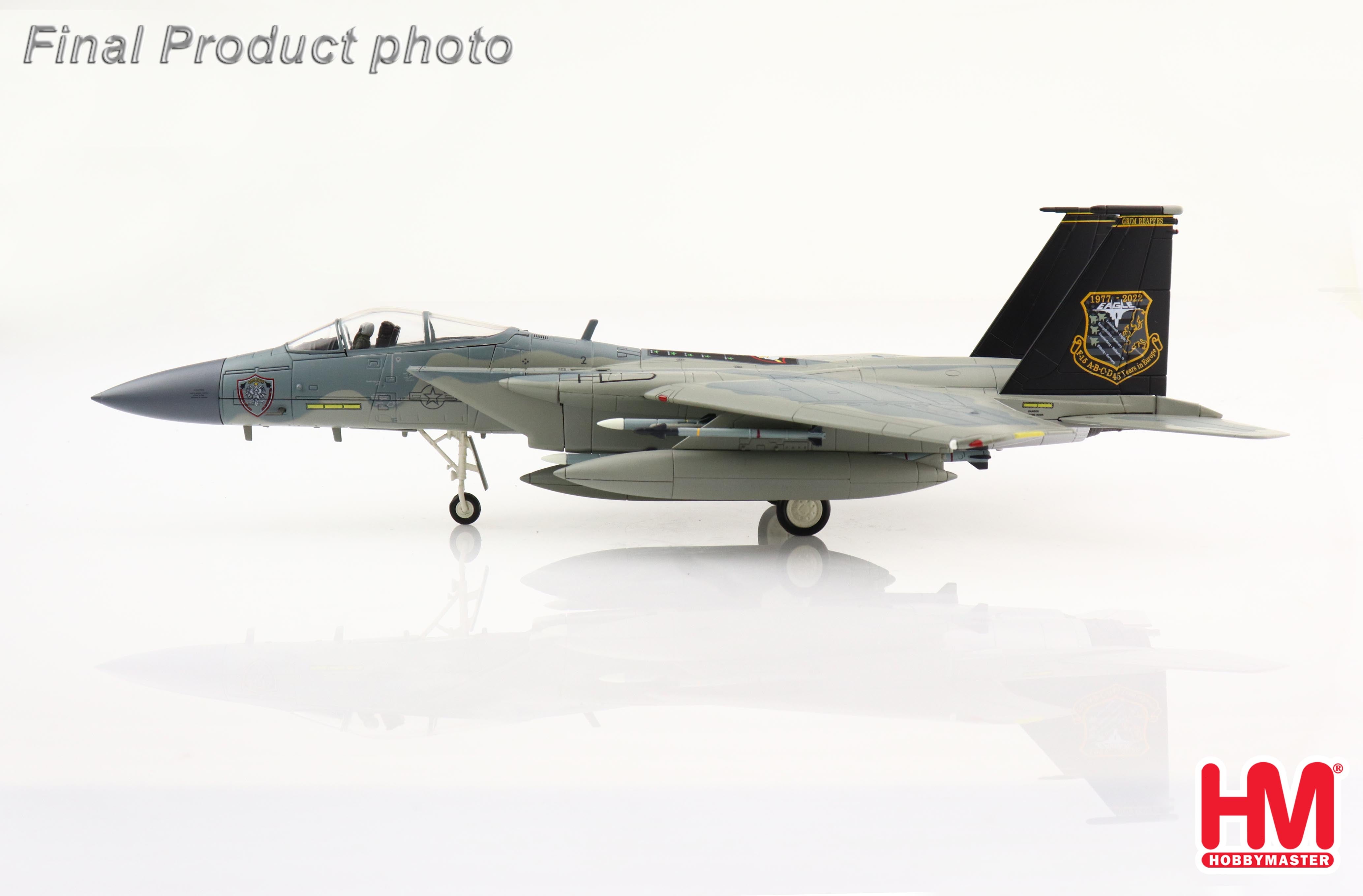 F-15C 48th Fighter Wing, 493rd Fighter Squadron, United States Air Forces in Europe, "Grim Reapers", special paint job "F-15 retirement commemoration", March 2022, RAF Lakenheath, England #86-0172 1/72 [HA4533]