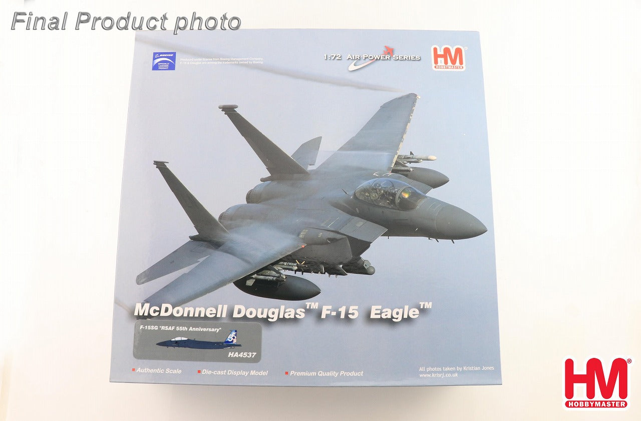 F-15SG Strike Eagle Singapore Air Force 50th Anniversary Paint 1/72 [HA4537] 