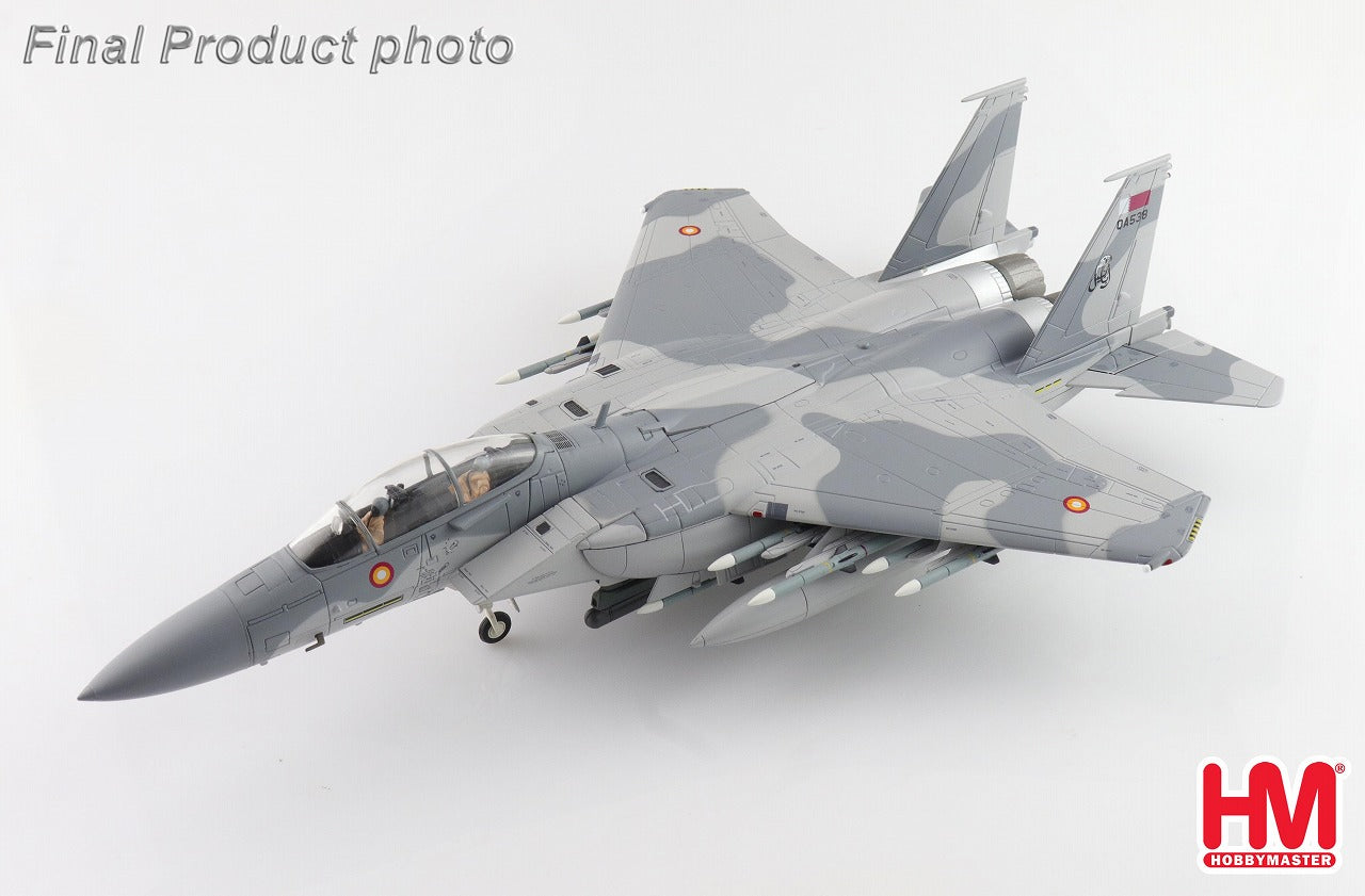 【限定品】F-15QA アバビル カタール空軍 「RIAT 2024」 ※AIM-120・燃料タンク付属  QA538　1/72  [HA4546]
