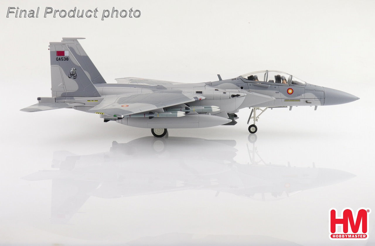 【限定品】F-15QA アバビル カタール空軍 「RIAT 2024」 ※AIM-120・燃料タンク付属  QA538　1/72  [HA4546]
