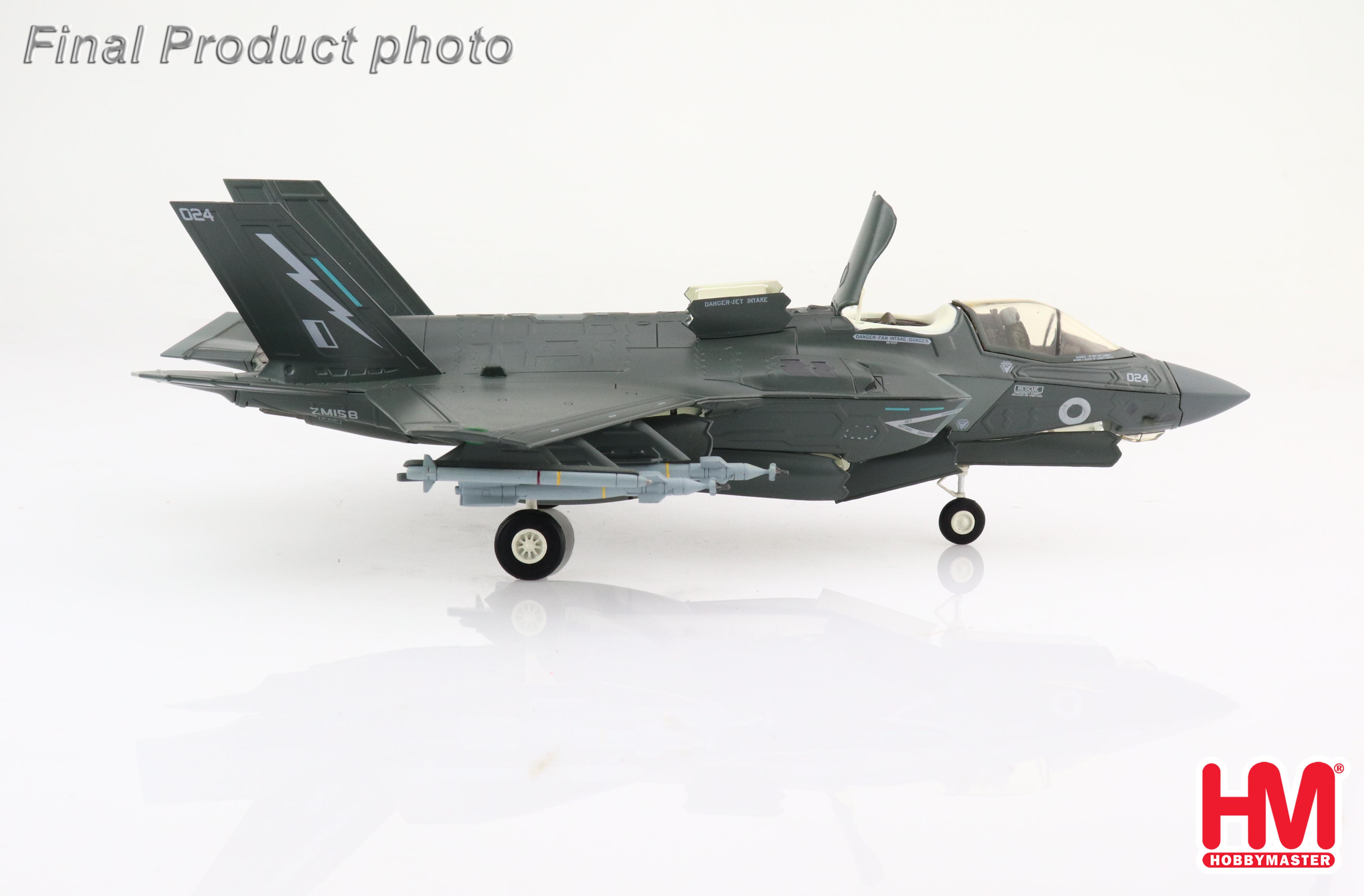 F-35B Royal Air Force No. 207 Squadron (with additional underwing armament) Amari Air Base, Estonia 2022 #024/ZM158 1/72 [HA4616B]