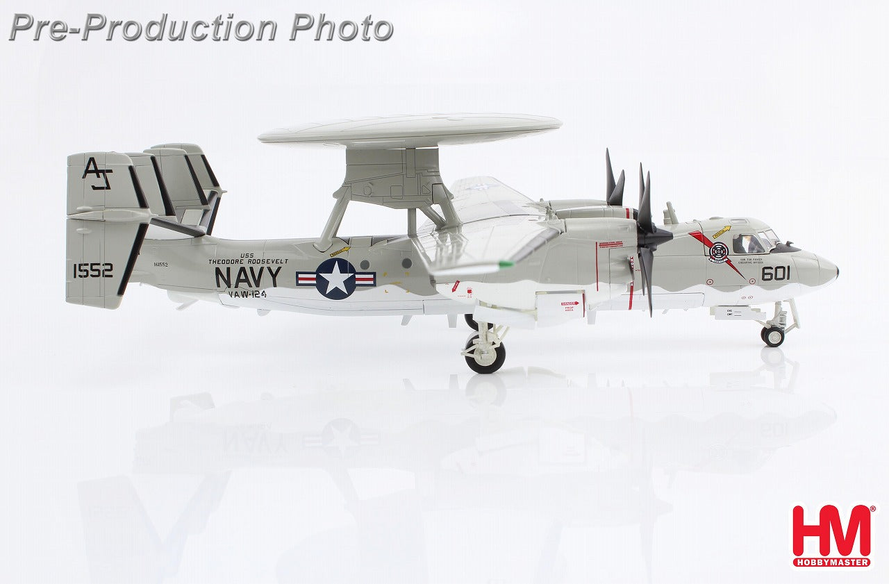 E-2C アメリカ海軍 第124空中指揮管制飛行隊 「ベア・エイセス」 湾岸戦争時 空母セオドア・ルーズベルト搭載 1991年 AJ600/#161552 1/72[HA4820](20240630)