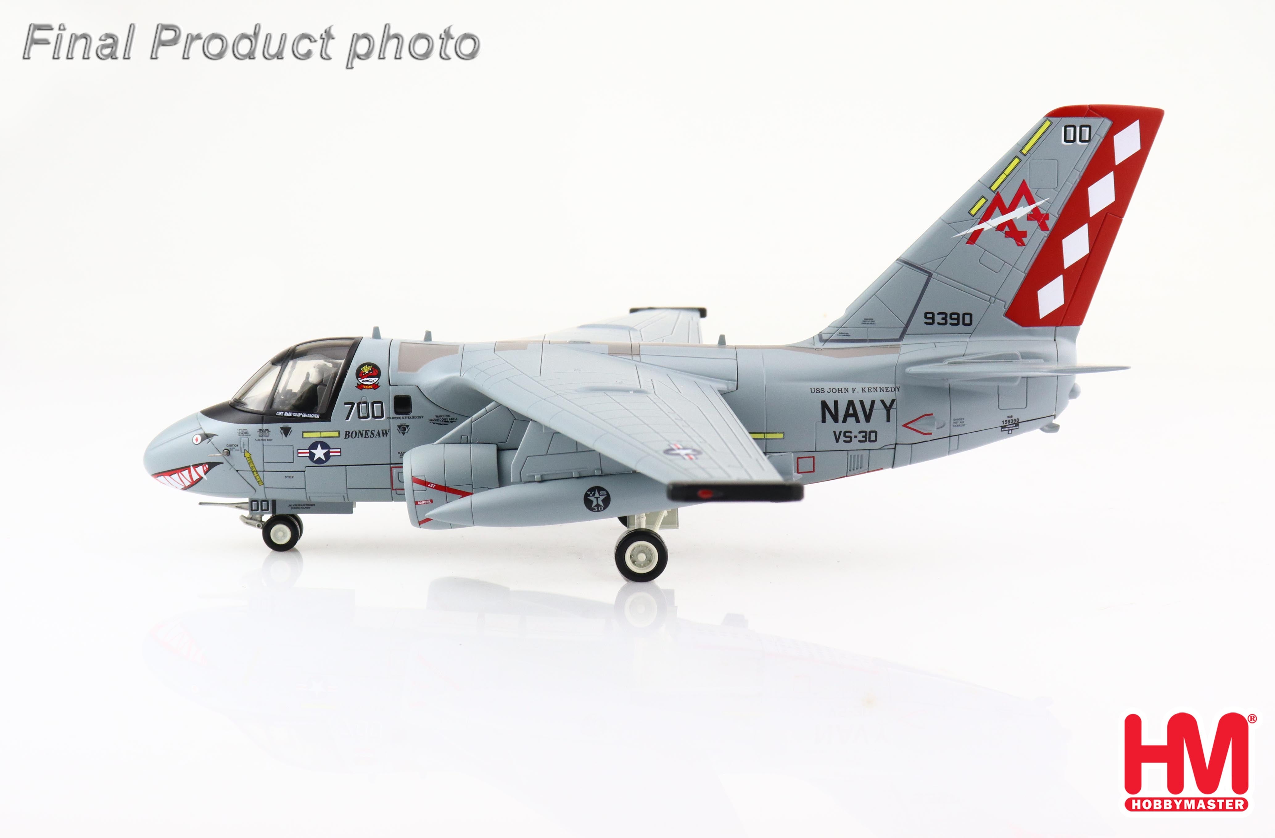 S-3B US Navy 30th Maritime Suppression Squadron "Diamond Cutters" CAG aircraft retired in 2005 AA700/#159390 1/72 [HA4908]