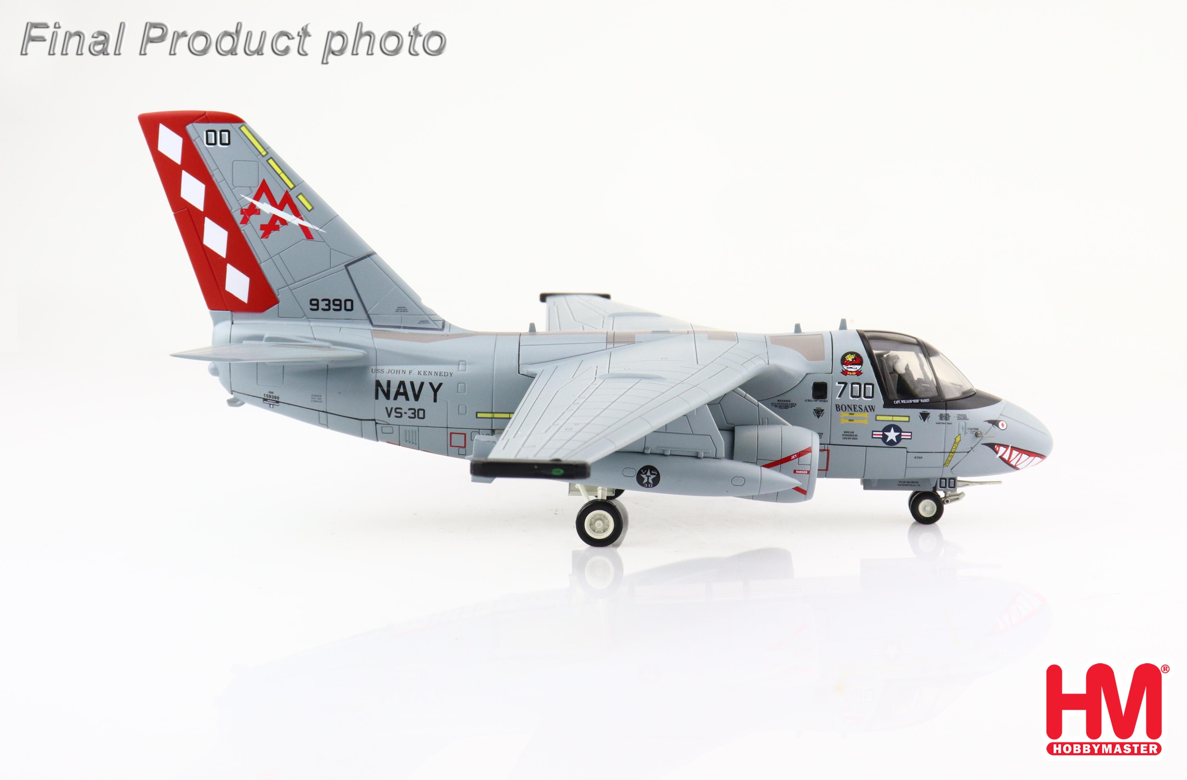 S-3B US Navy 30th Maritime Suppression Squadron "Diamond Cutters" CAG aircraft retired in 2005 AA700/#159390 1/72 [HA4908]