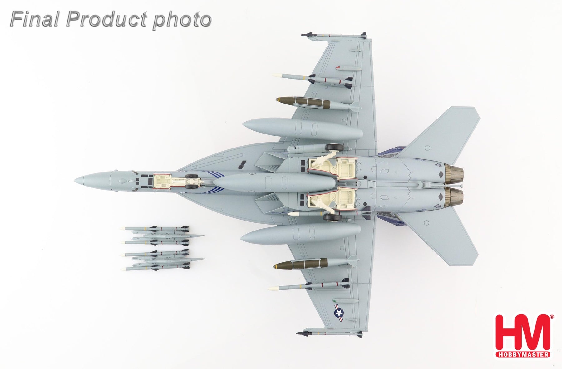 F/A-18E アメリカ海軍 第143戦闘攻撃飛行隊「ピューキンドッグス」  スコット・スティアニー大佐機 空母ドワイト・D・アイゼンハワー搭載 2009年 AG100/#166608 1/72 [HA5126]