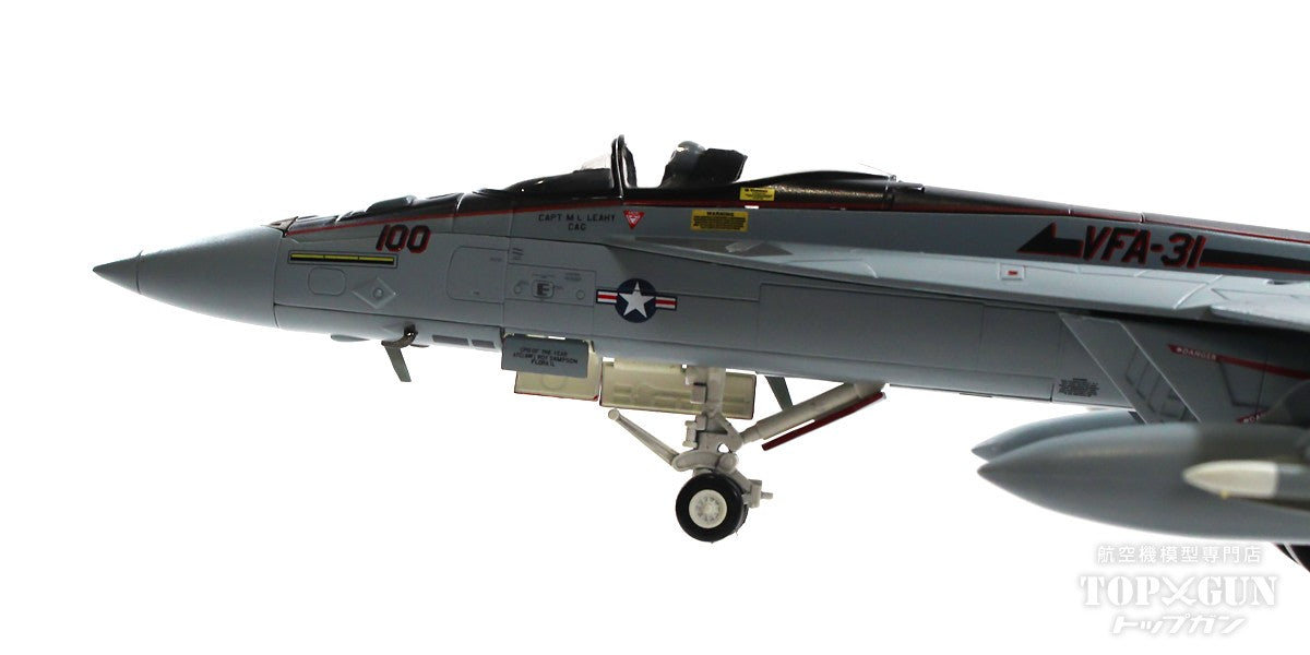 F/A-18E アメリカ海軍 第31戦闘攻撃飛行隊「トムキャッターズ」 空母ジョージ・H・W・ブッシュ搭載 2011年 AJ100/#166776 1/72 [HA5127]