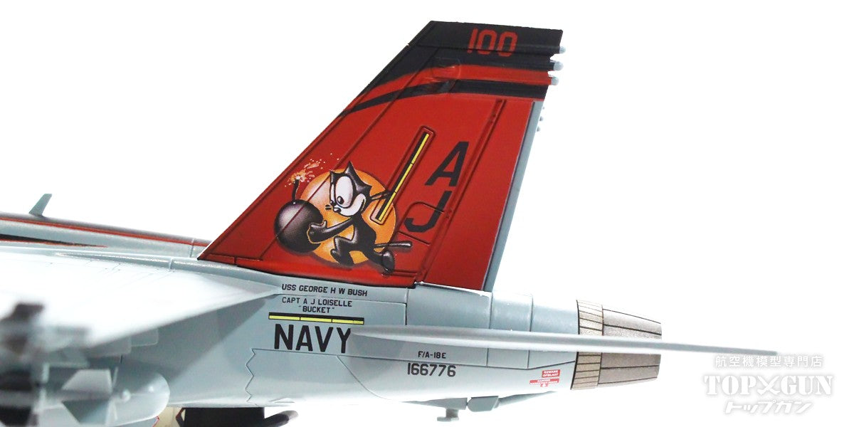 F/A-18E US Navy Fighter Attack Squadron 31 "Tomcatters" aboard the aircraft carrier USS George H.W. Bush, 2011, AJ100/#166776, 1/72 [HA5127]