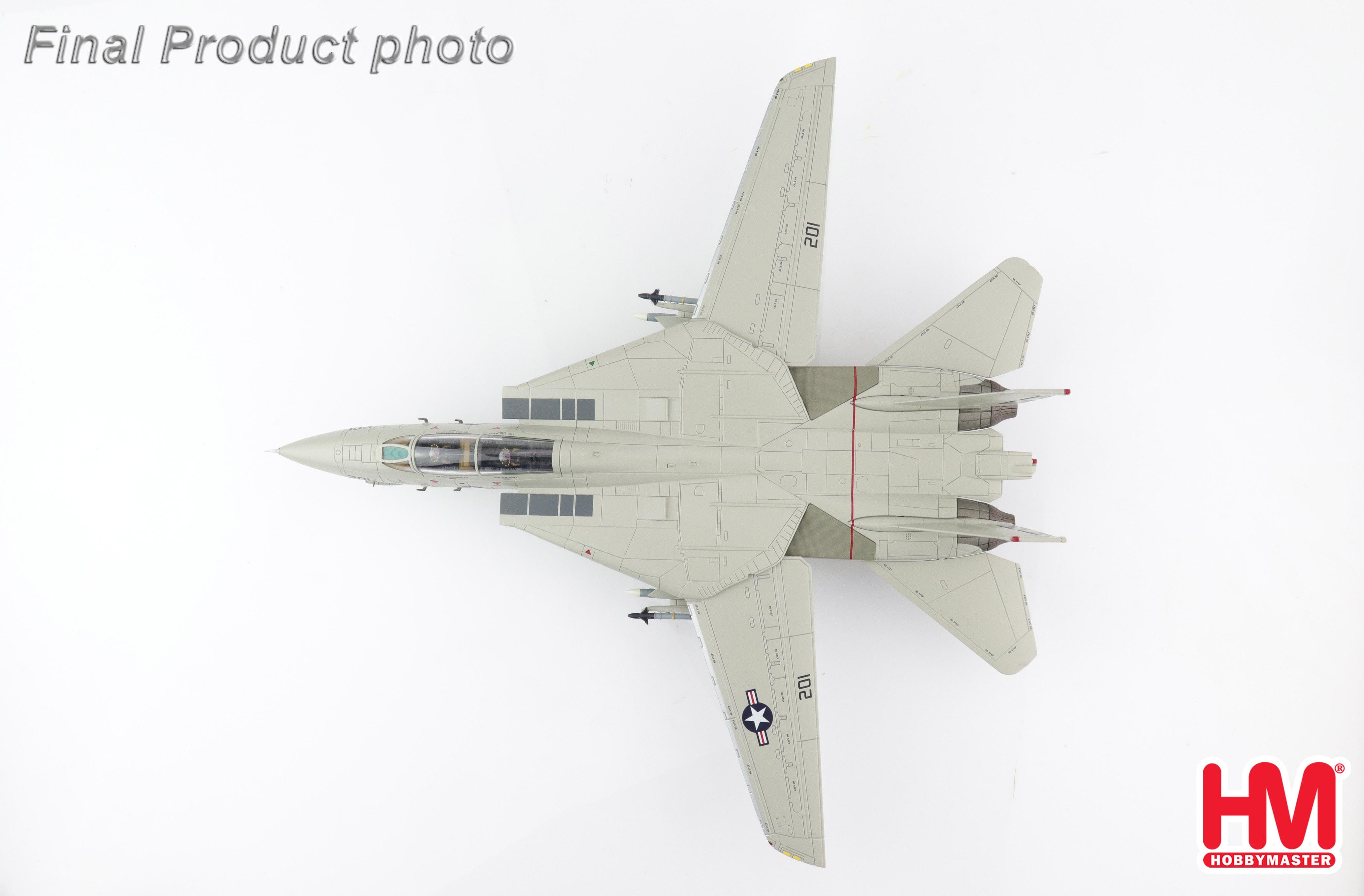 F-14A US Navy 33rd Fighter Squadron "Starfighters" Commander Dale Snodgrass's aircraft, aboard the aircraft carrier America during the Gulf War, 1990 AB201/#162705 1/72 [HA5242]