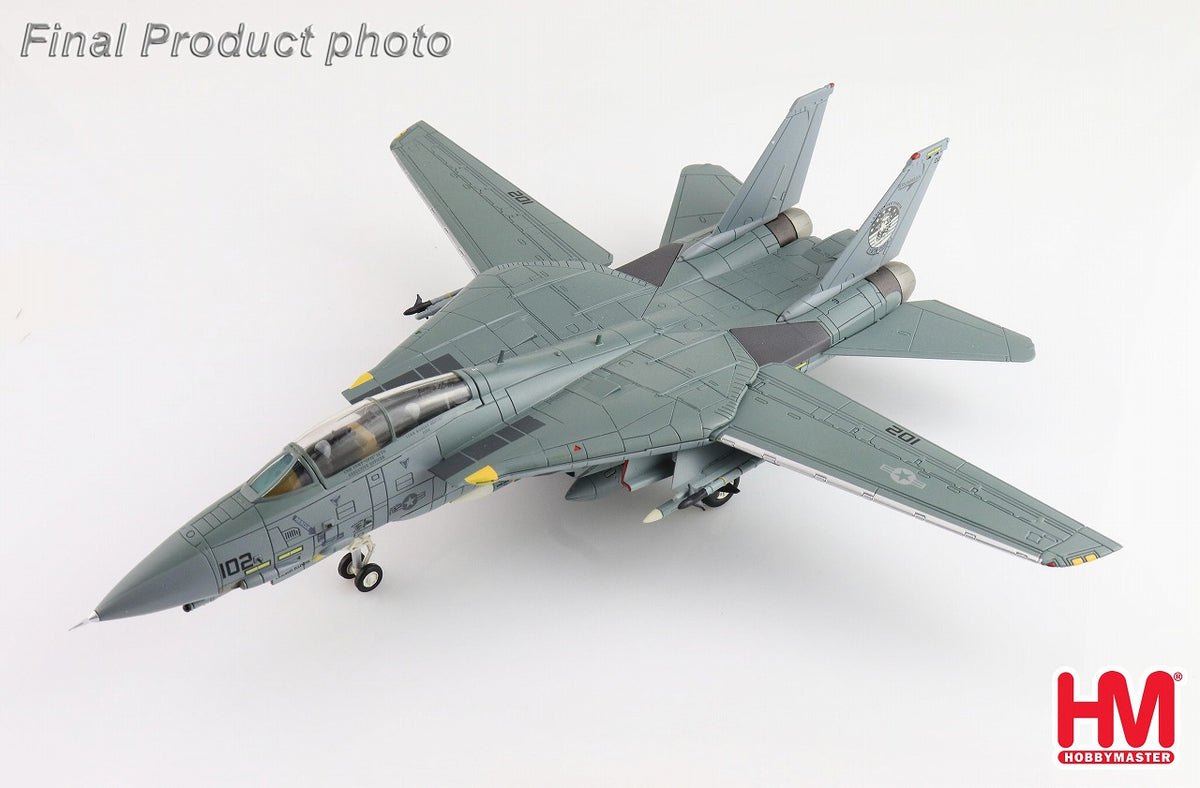 F-14D アメリカ海軍 第31戦闘攻撃飛行隊 「トムキャッターズ」 退役時 「トムキャット・サンセット」 2006年（保存機）  #102/#163904 1/72[HA5245]