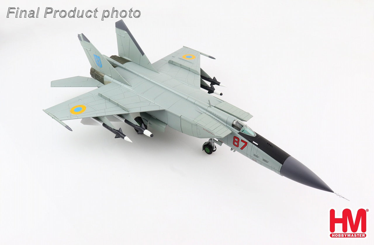 MiG-25PDS "Foxbat E" Ukrainian Air Defense Forces 49th Air Defense Corps 933rd Fighter Aviation Regiment Dnepropetrovsk-Kaidaki Air Base 1995 #87 1/72 [HA5609]