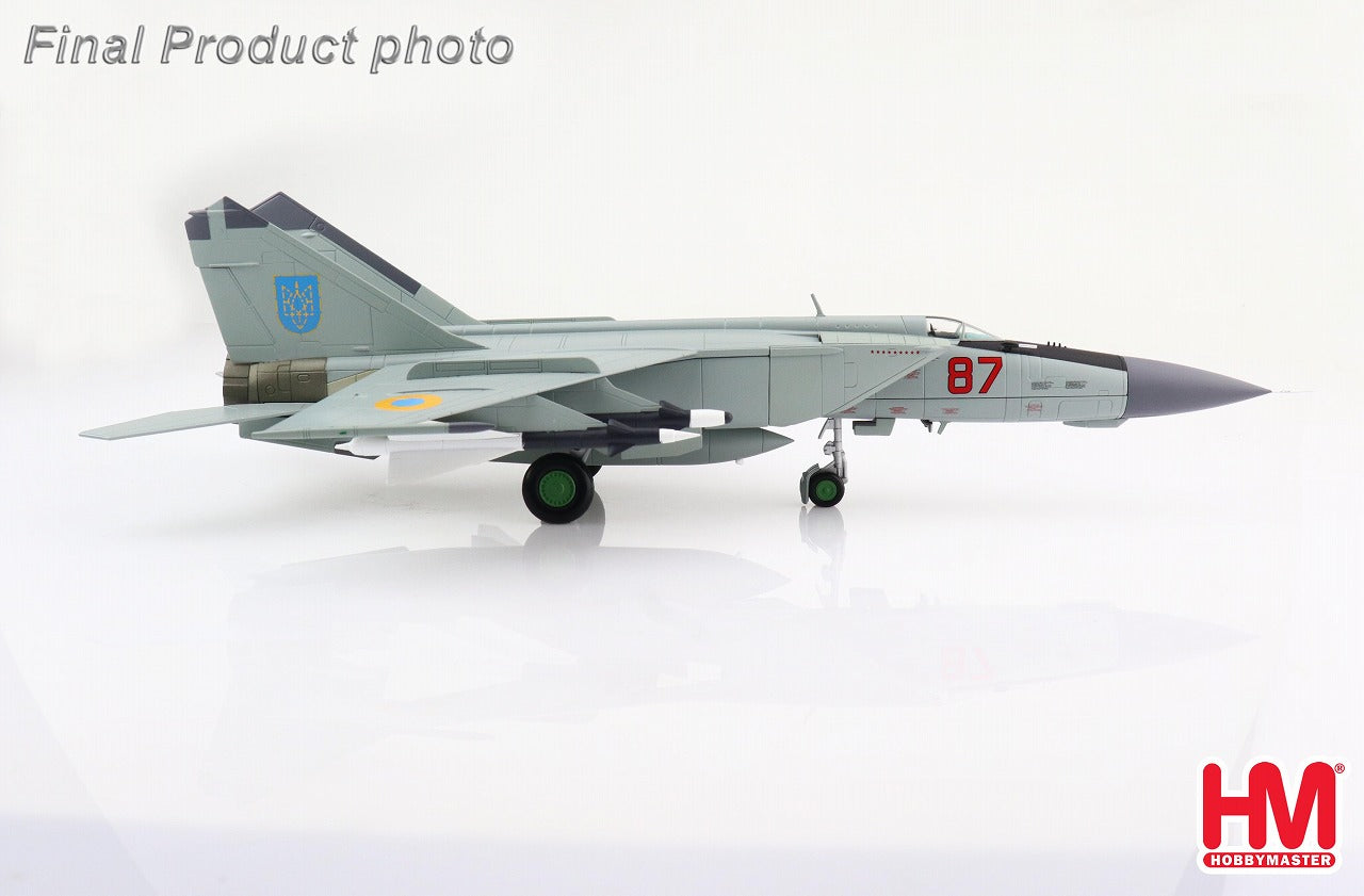 MiG-25PDS "Foxbat E" Ukrainian Air Defense Forces 49th Air Defense Corps 933rd Fighter Aviation Regiment Dnepropetrovsk-Kaidaki Air Base 1995 #87 1/72 [HA5609]