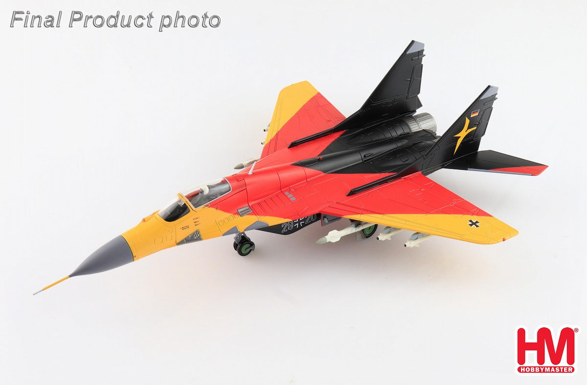 Hobby Master MiG-29 ドイツ空軍 第73戦闘航空団 「シュタインホフ」 第1中隊 特別塗装「MiG-29退役記念」 ロストック＝ラーゲ基地  2001