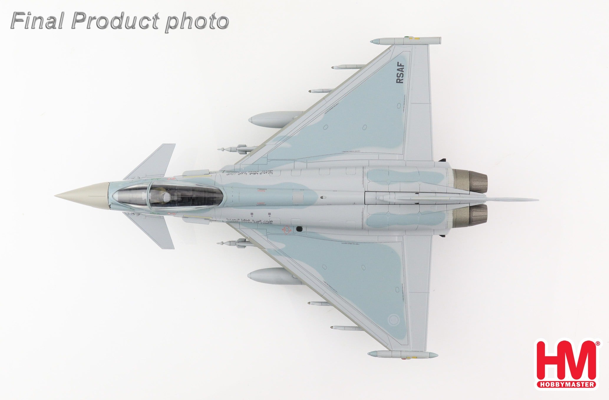 Eurofighter Typhoon F.2, Royal Saudi Air Force, 10th Squadron, King Fahd Air Base, 2014, #1008/ZK068, 1/72 [HA6617]