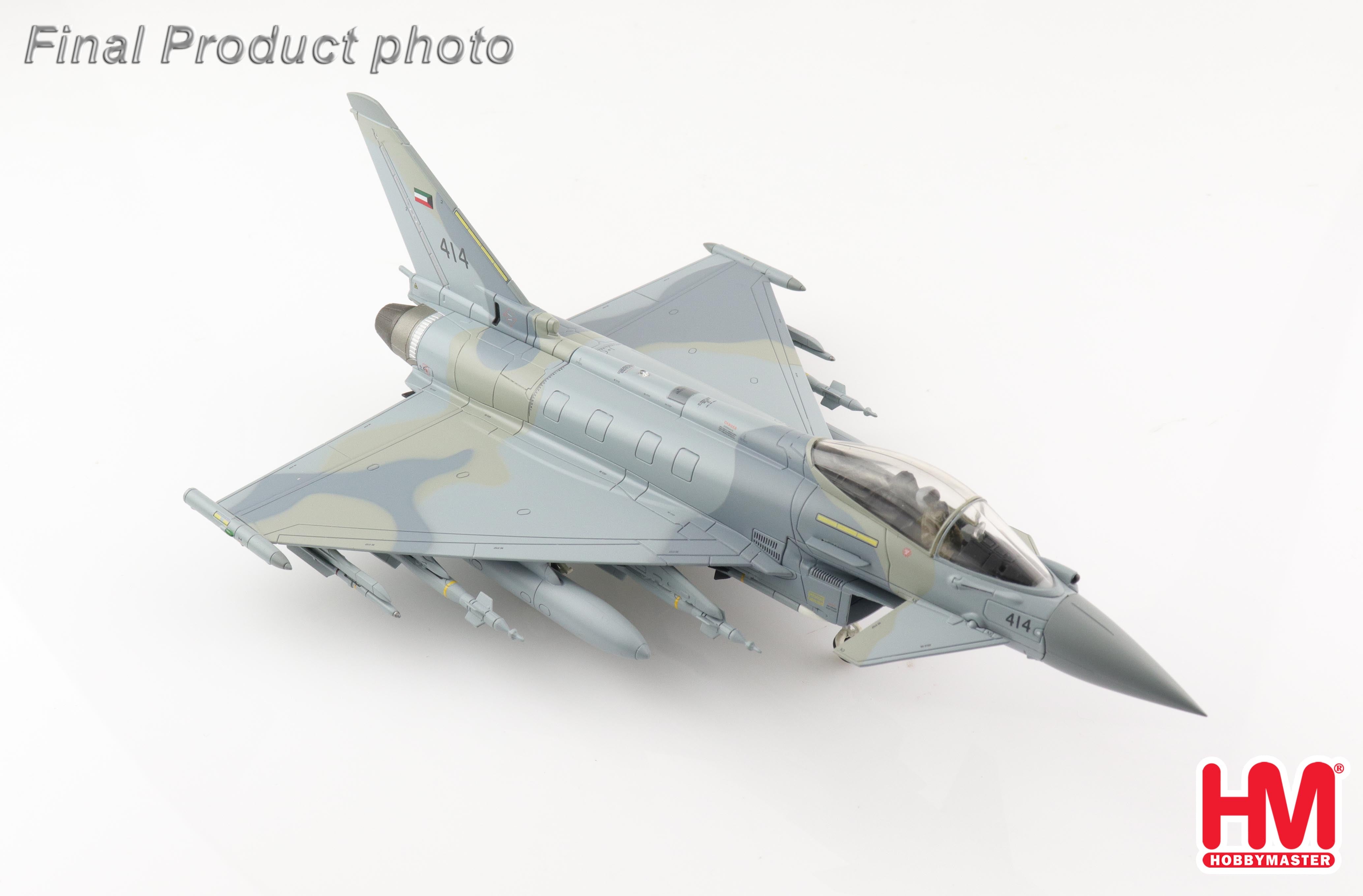 Eurofighter Typhoon Kuwait Air Force Expected Paint #414 1/72 [HA6619]