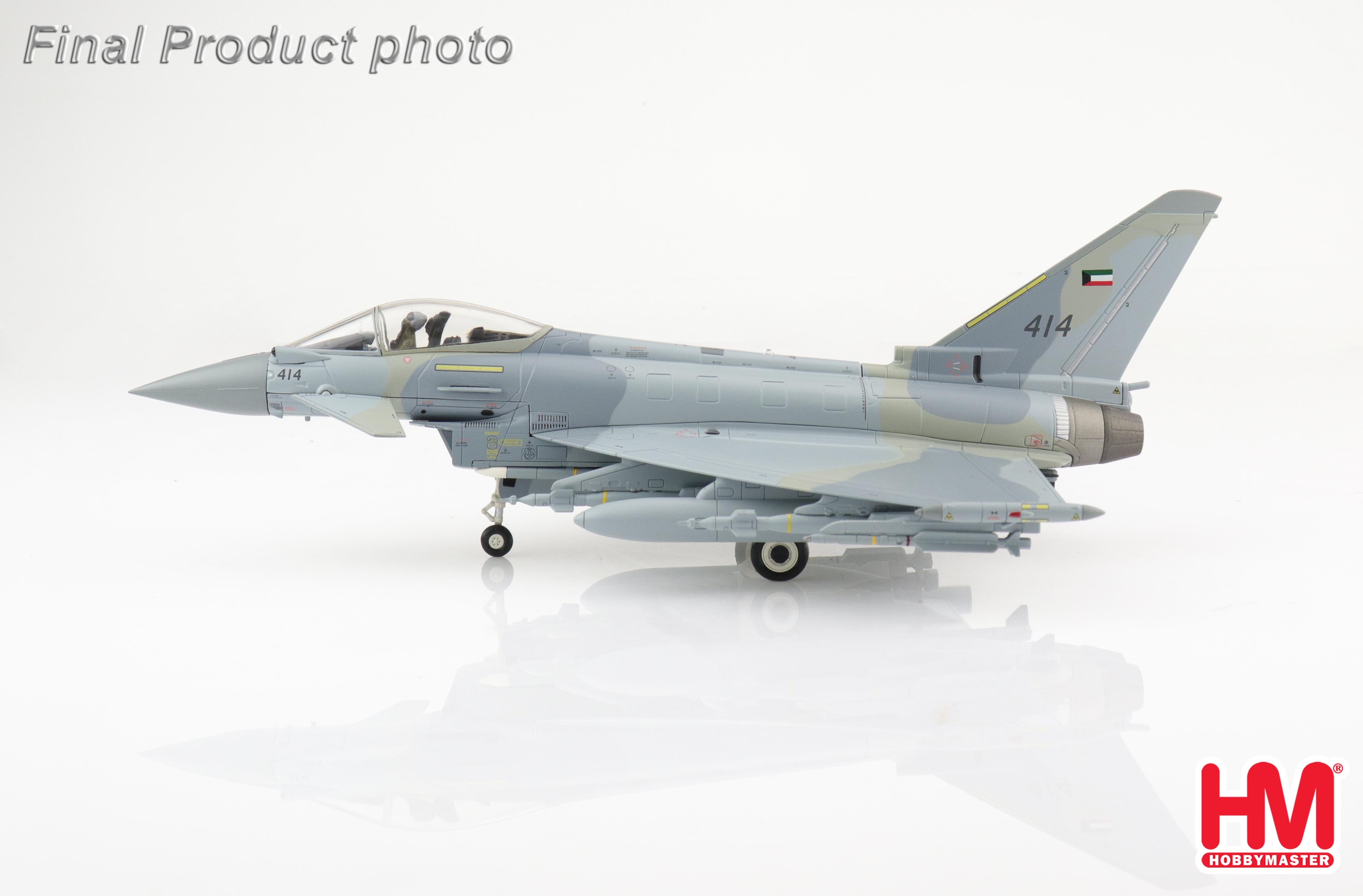 Eurofighter Typhoon Kuwait Air Force Expected Paint #414 1/72 [HA6619]