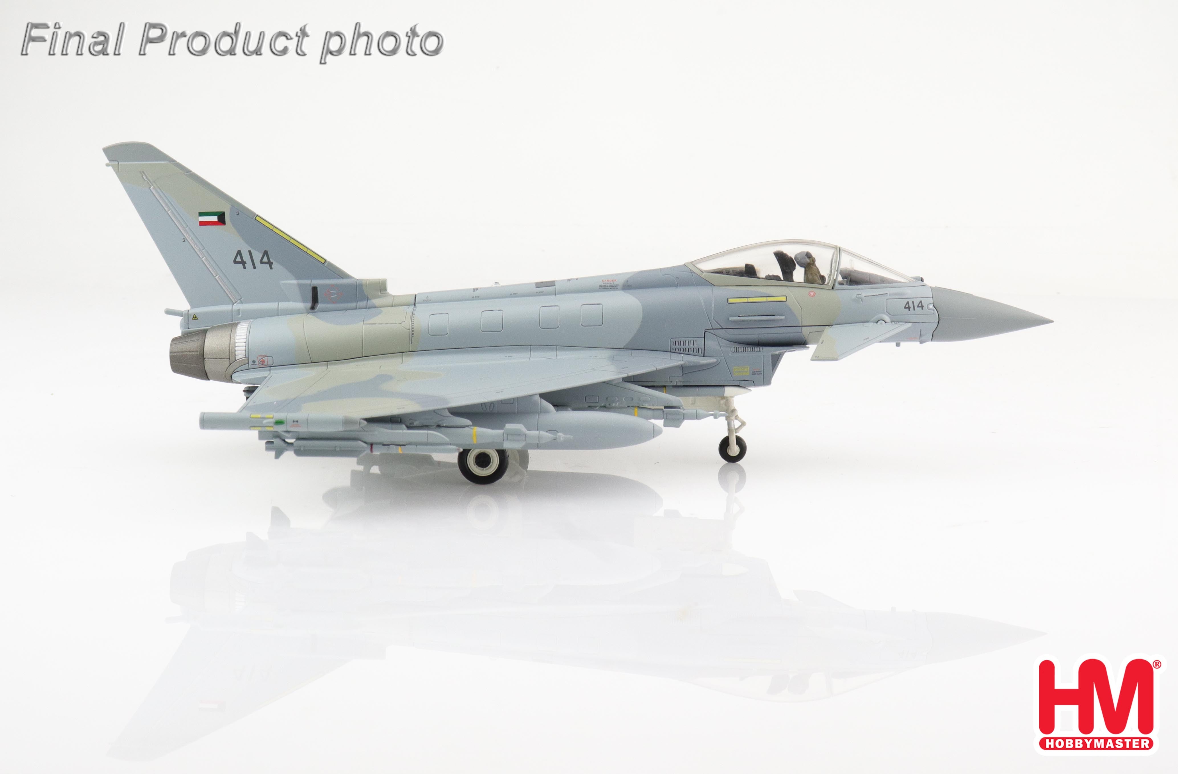 Eurofighter Typhoon Kuwait Air Force Expected Paint #414 1/72 [HA6619]