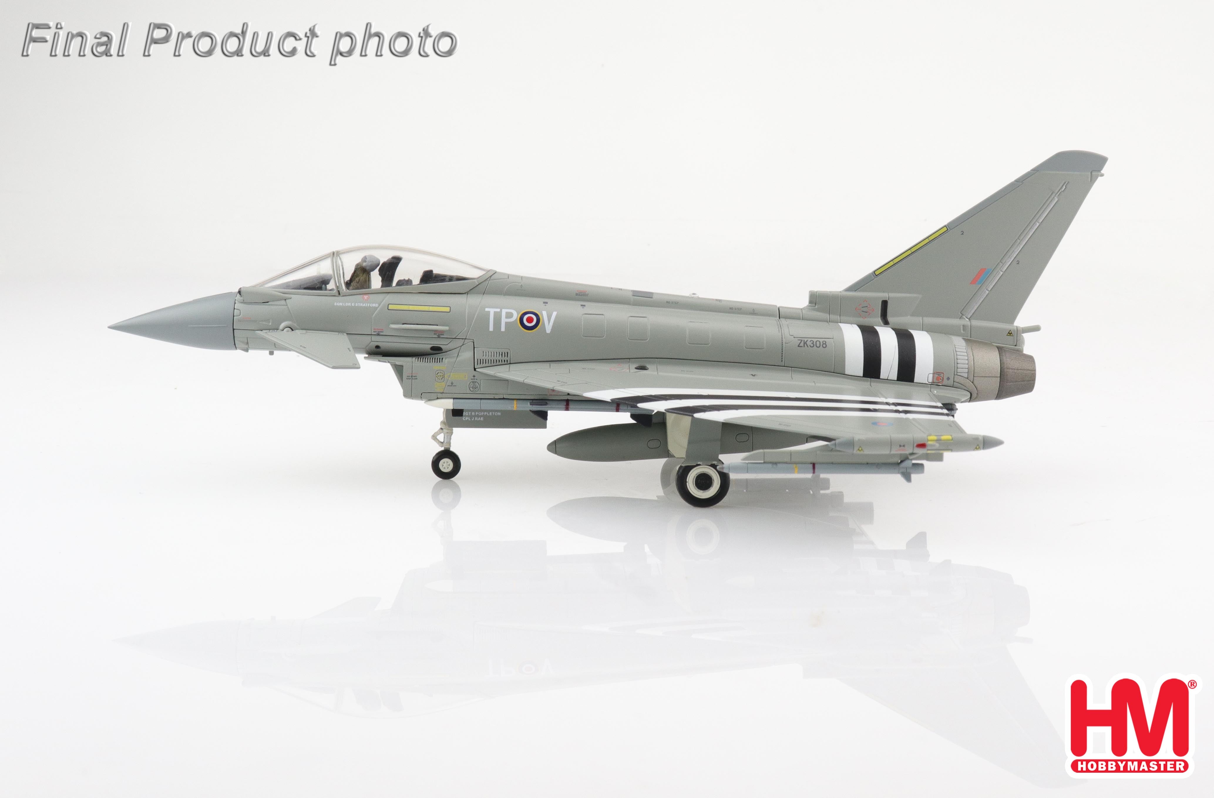 Eurofighter Typhoon FGR.4, Royal Air Force No. 29 Squadron, Special Paint "70th Anniversary of D-Day", RAF Canningsby, May 2014, ZK308/TP-V 1/72 [HA6620]