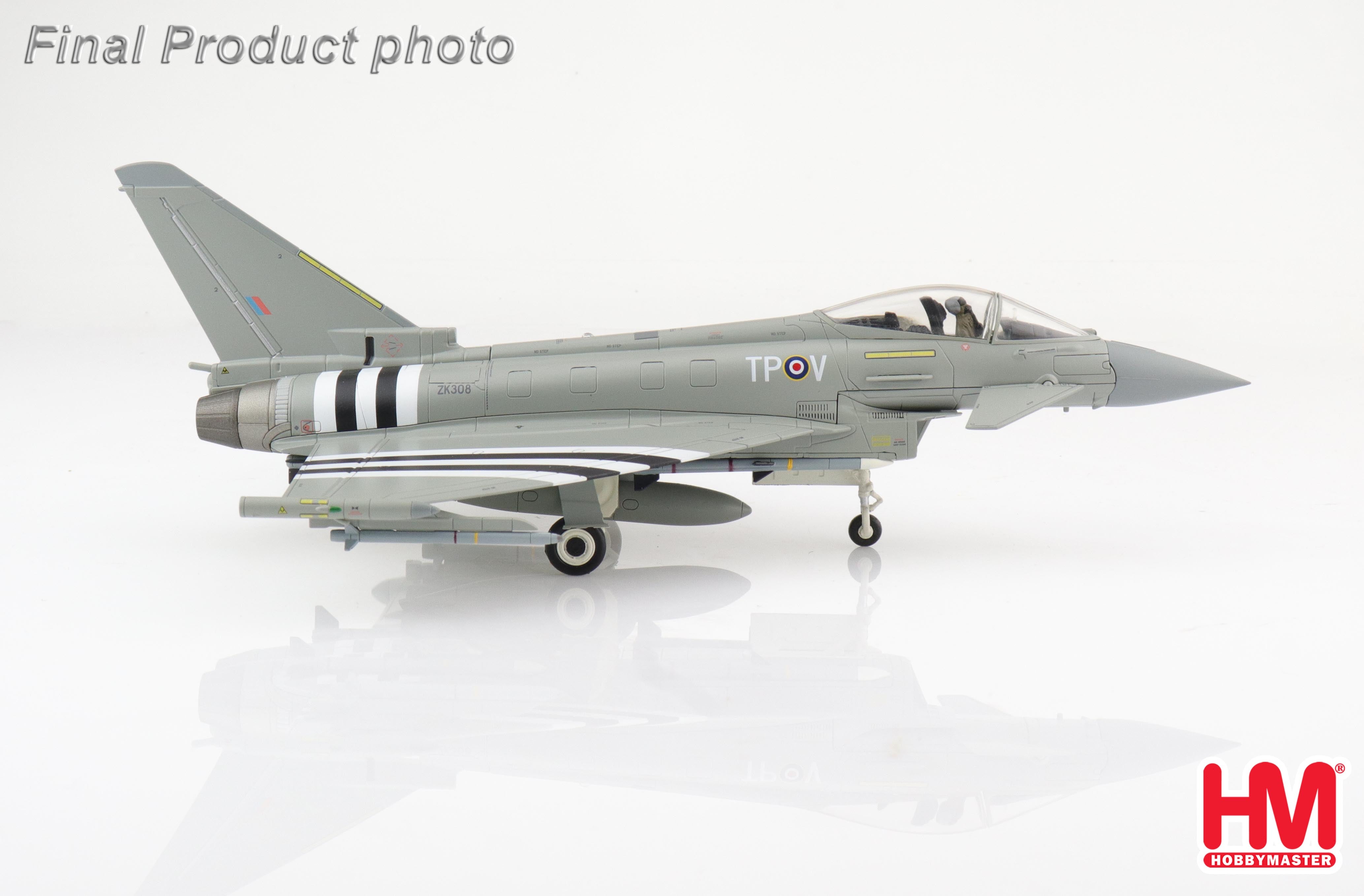 Eurofighter Typhoon FGR.4, Royal Air Force No. 29 Squadron, Special Paint "70th Anniversary of D-Day", RAF Canningsby, May 2014, ZK308/TP-V 1/72 [HA6620]