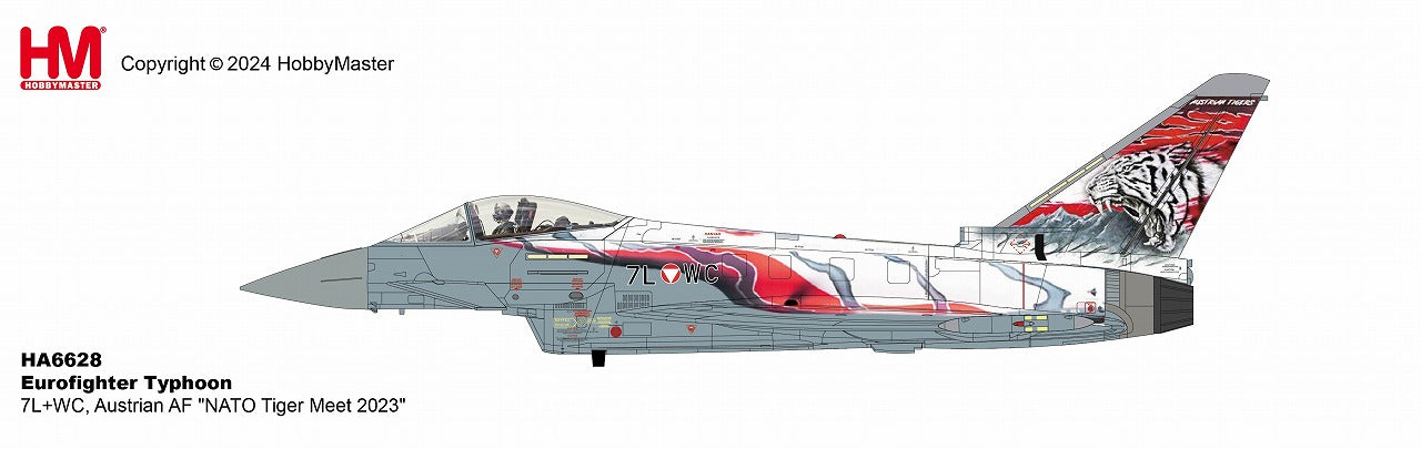 ユーロファイター タイフーン オーストリア空軍 NATOタイガーミート 2023年 1/72 [HA6628]