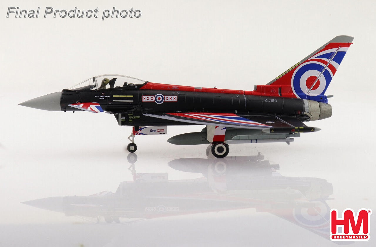 【予約商品】ユーロファイター・タイフーン イギリス空軍 ZJ914「ブラックジャック」 1/72 (HM20250408) [HA6629]