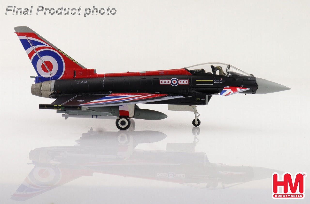 【予約商品】ユーロファイター・タイフーン イギリス空軍 ZJ914「ブラックジャック」 1/72 (HM20250408) [HA6629]