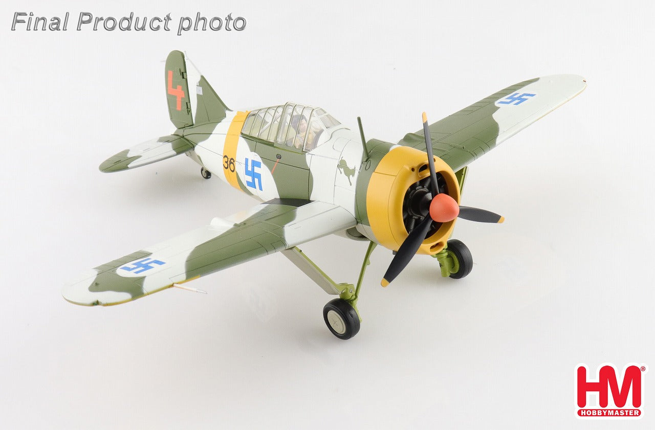 【お取り寄せ】B239 バッファロー ブルーステル イルマリ・ユーティライネン曹長機 1942年 1/48 [HA7014]