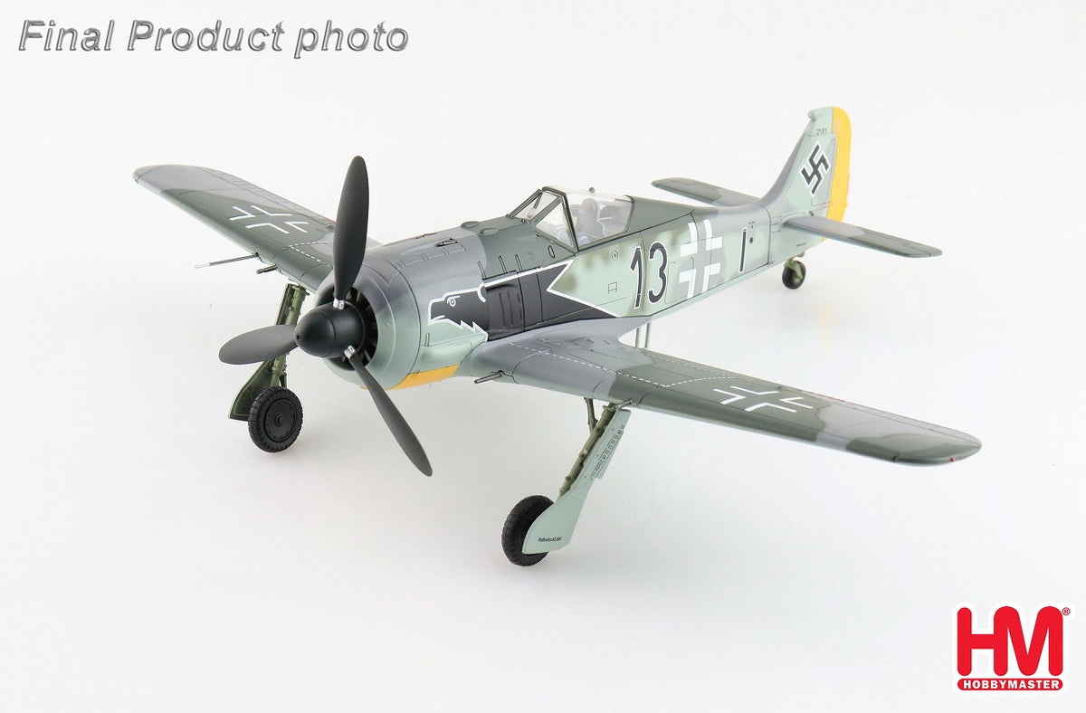 Hobby Master Fw190A-3 フォッケウルフ ドイツ空軍 第2戦闘航空団 ブラック13 1/48[HA7429]