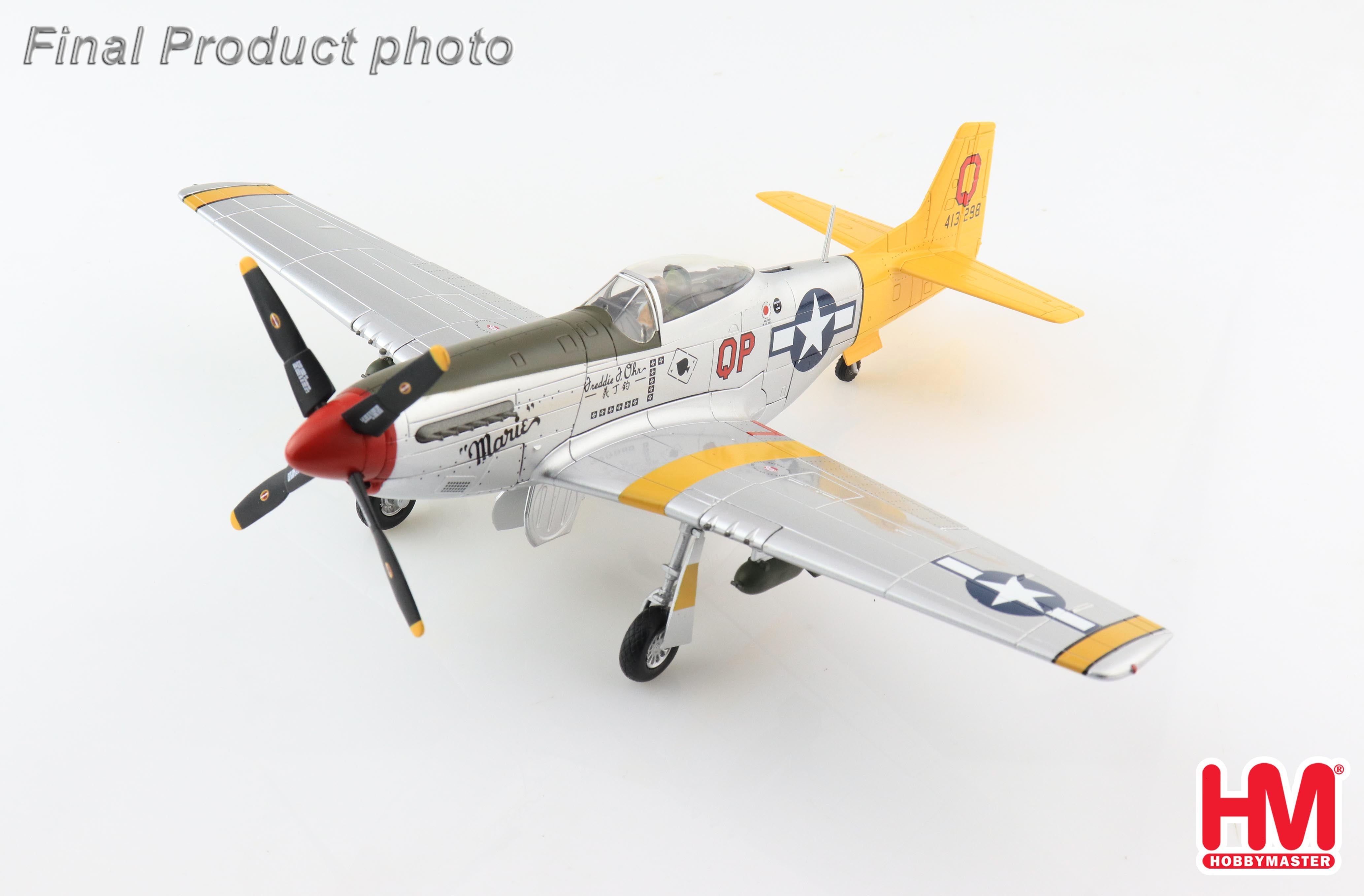 P-51D, US Army Air Forces, 2nd Fighter Squadron, 52nd Fighter Group, Captain Fred Oh's aircraft, 1944, #44-13298 "Marie" 1/48 [HA7746]