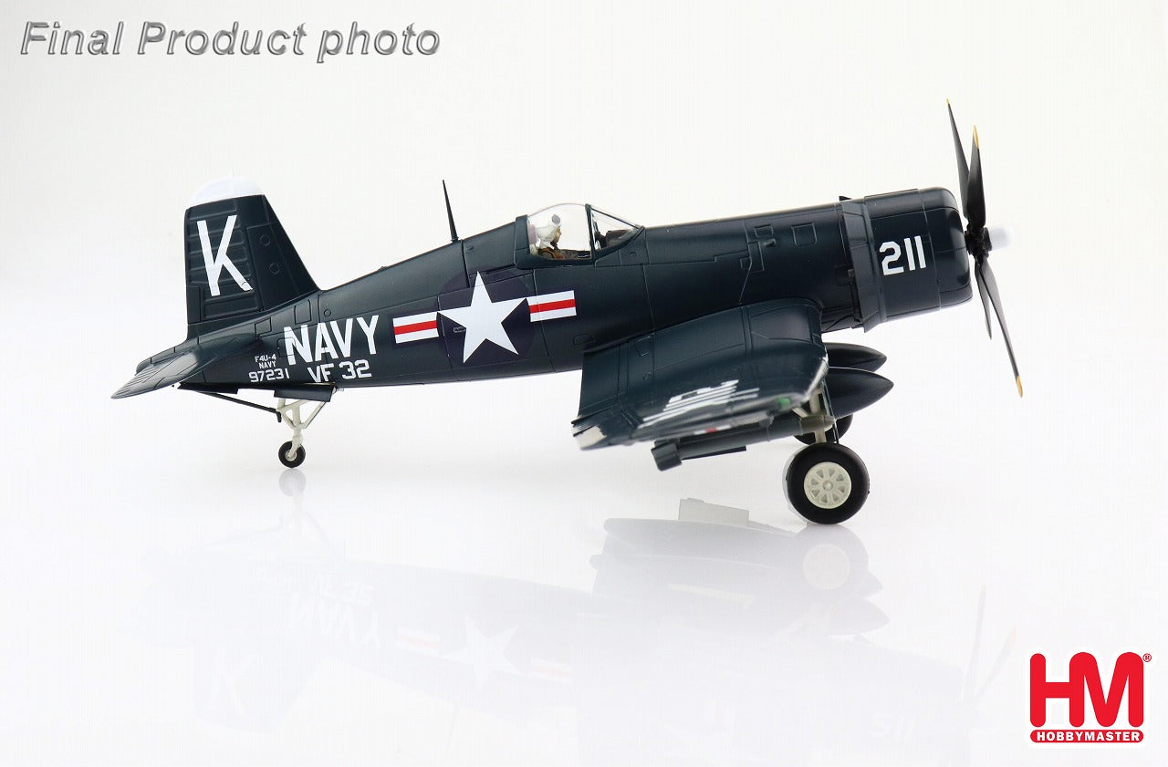 F4U-4 US Navy 32nd Fighter Squadron, Lieutenant Jesse L. Brown, aircraft from the aircraft carrier Leyte, December 4, 1950 #211/#97231 1/48 [HA8225]