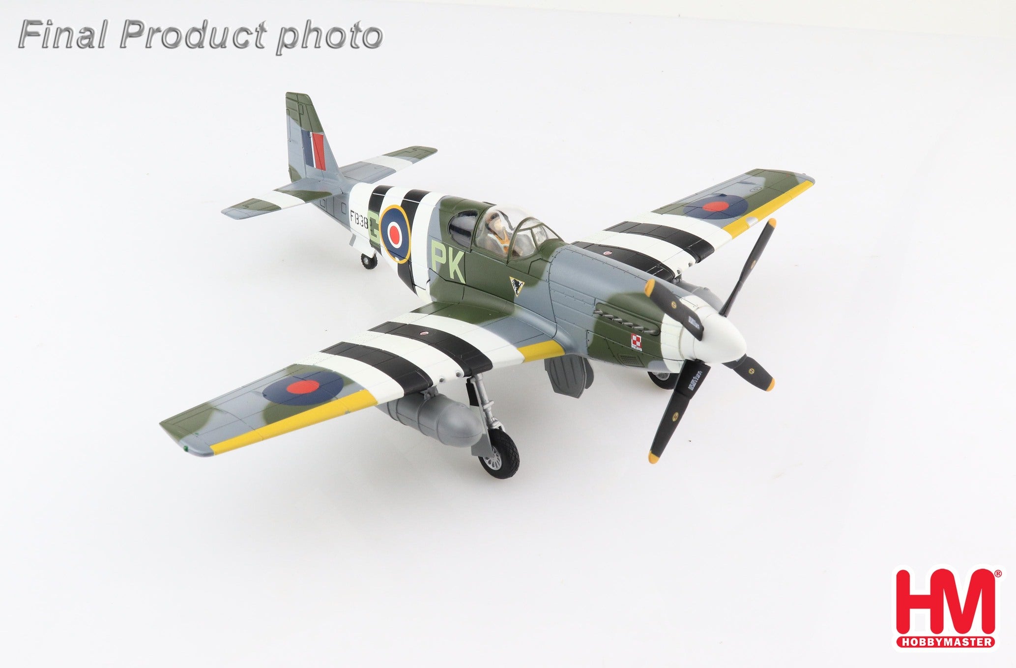 Mustang Mk.III (P-51B) Royal Air Force (Polish Air Force in Exile) No. 315 Squadron, Captain Eugene Horbaczewski, 1944, PK-G/FB382, 1/48 [HA8513]