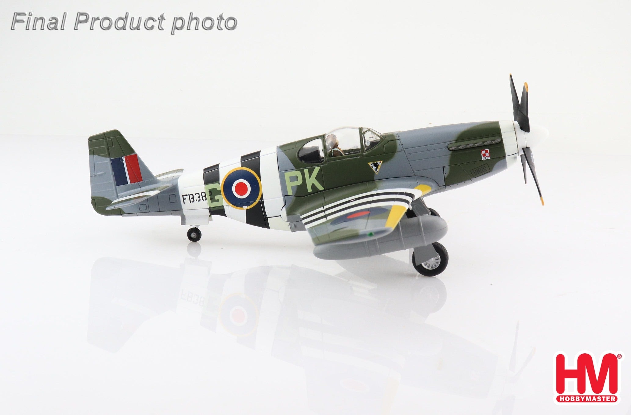 Mustang Mk.III (P-51B) Royal Air Force (Polish Air Force in Exile) No. 315 Squadron, Captain Eugene Horbaczewski, 1944, PK-G/FB382, 1/48 [HA8513]