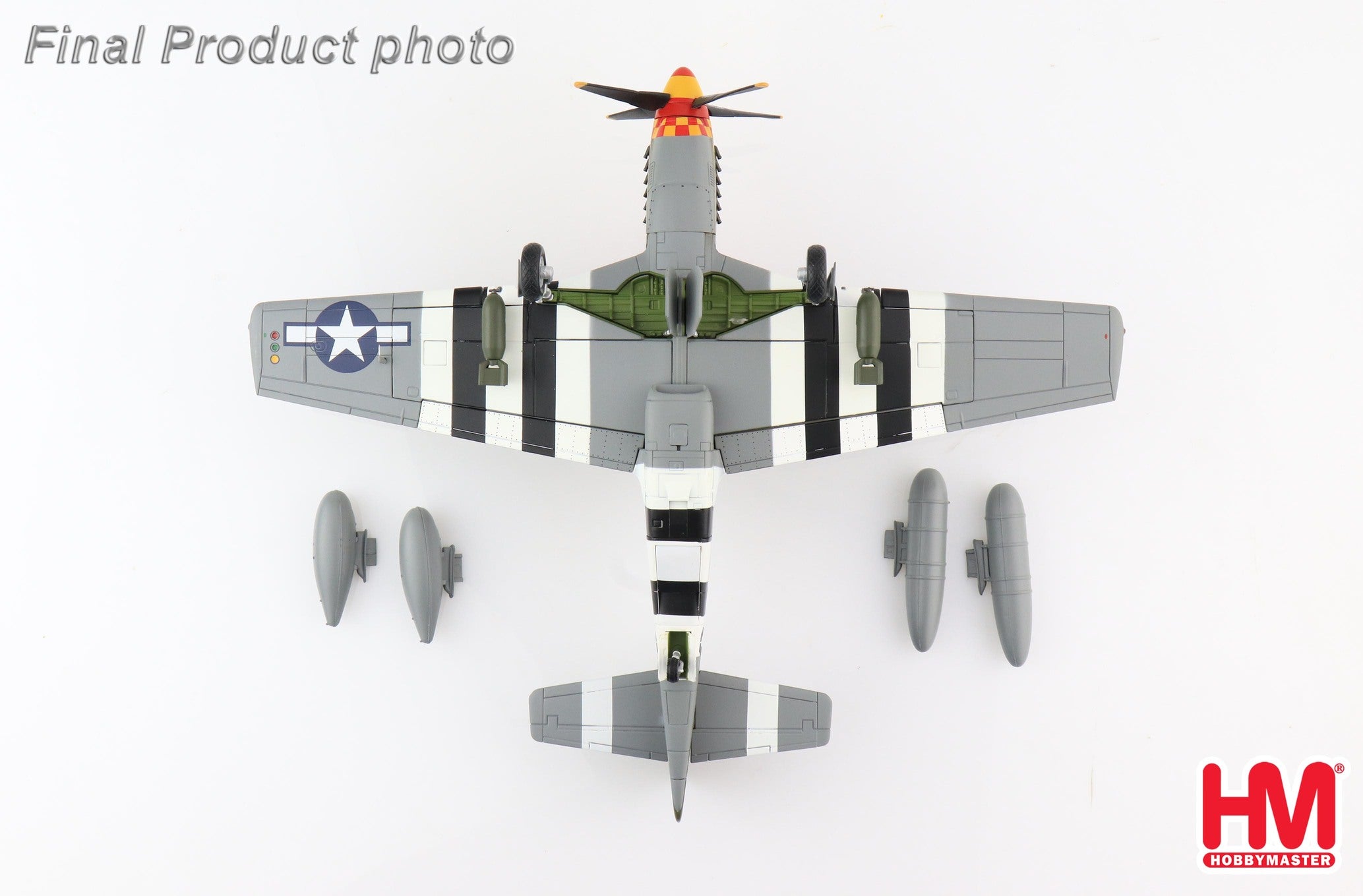 P-51B US Army Air Forces 357th Fighter Group 363rd Fighter Squadron Lt. Bill Overstreet's aircraft 1944 #324823 "Berlin Express" 1/48 [HA8514]