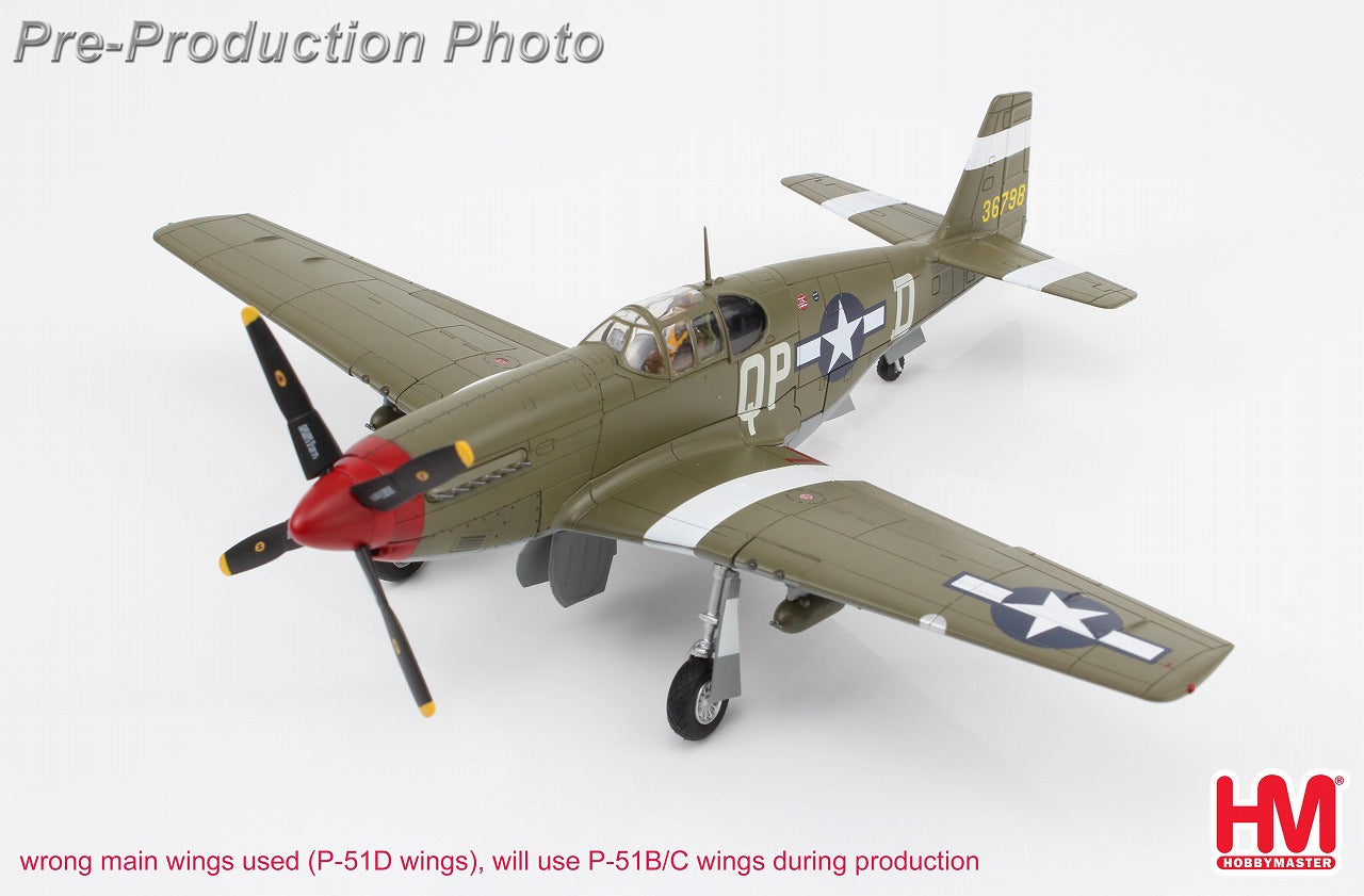 P-51B US Army Air Forces 4th Fighter Group 334th Fighter Squadron Steve Pisanos #36798/QP-D 1/48[HA8515A]