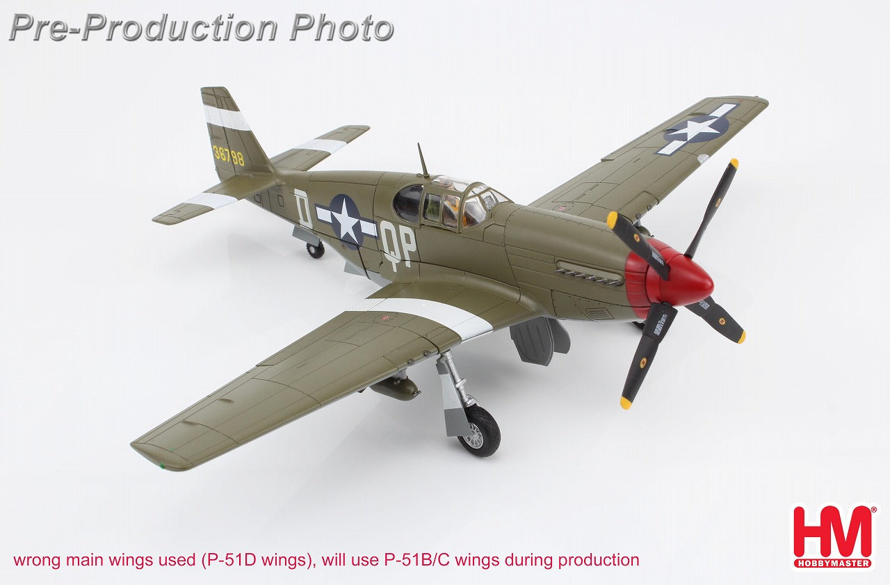 P-51B US Army Air Forces 4th Fighter Group 334th Fighter Squadron Steve Pisanos #36798/QP-D 1/48[HA8515A]