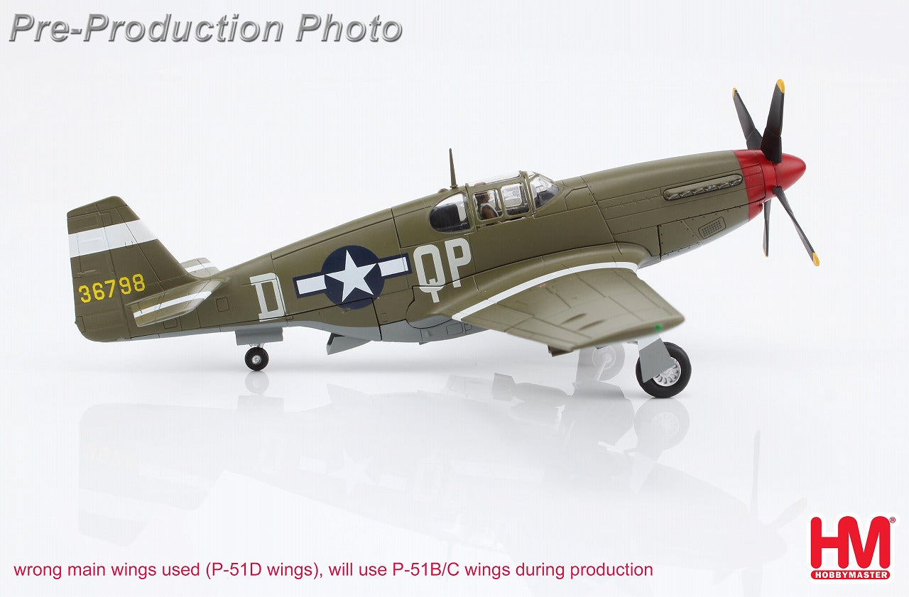 P-51B US Army Air Forces 4th Fighter Group 334th Fighter Squadron Steve Pisanos #36798/QP-D 1/48[HA8515A]