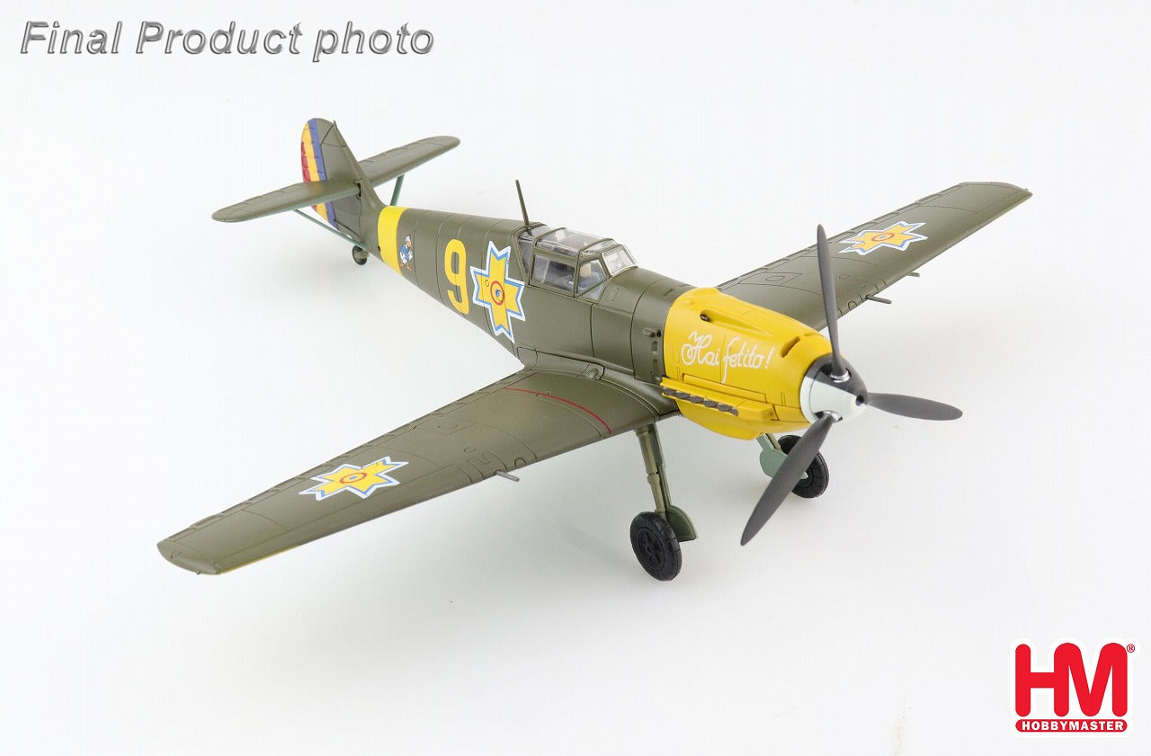 Bf109E-3 Romanian Air Force 7th Squadron Lt. Ioan Di Cesare's aircraft Karpovka-Stalingrad November 1941 #9 "Hai Fetito" 1/48 [HA8721]