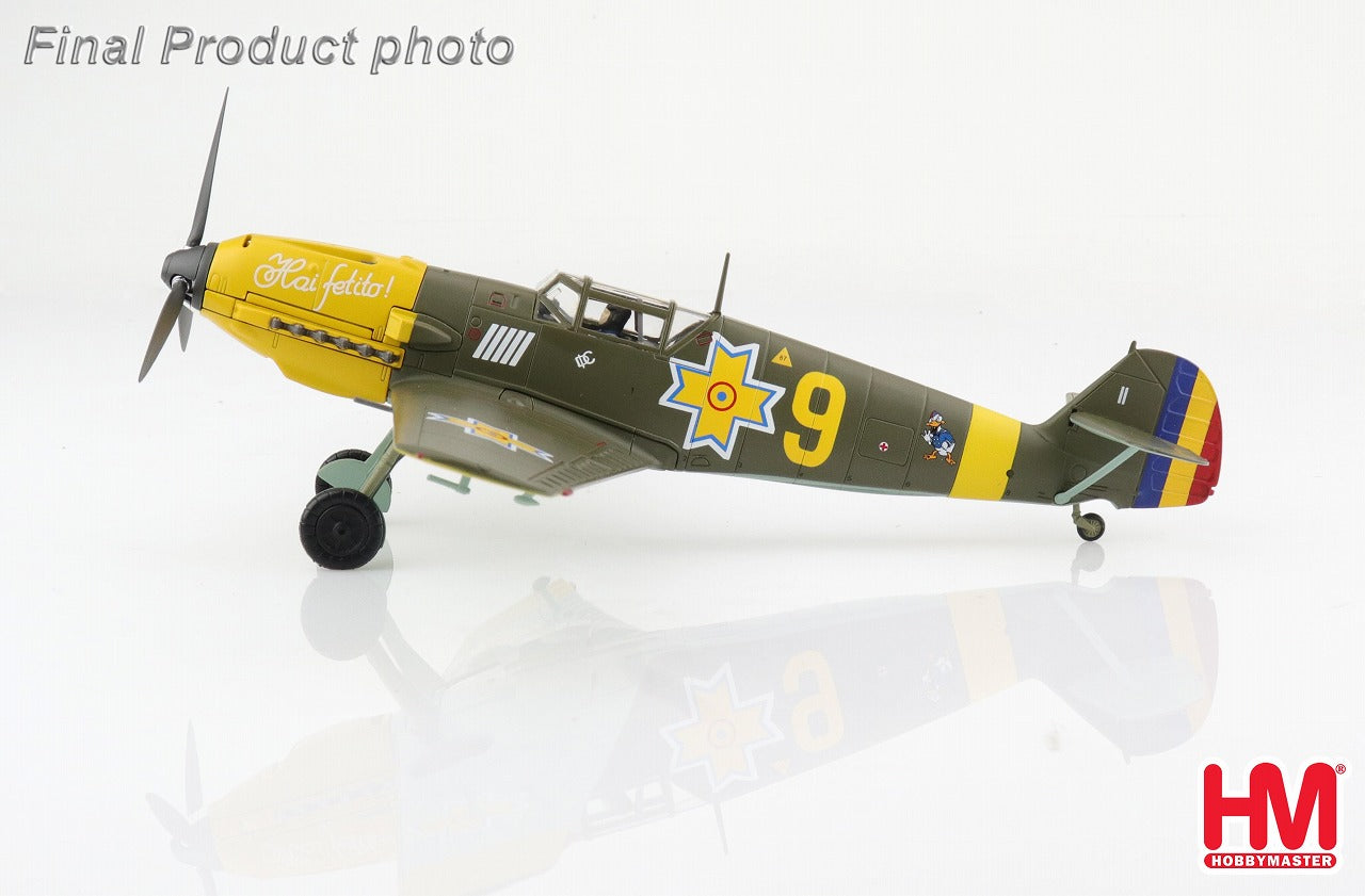 Bf109E-3 Romanian Air Force 7th Squadron Lt. Ioan Di Cesare's aircraft Karpovka-Stalingrad November 1941 #9 "Hai Fetito" 1/48 [HA8721]