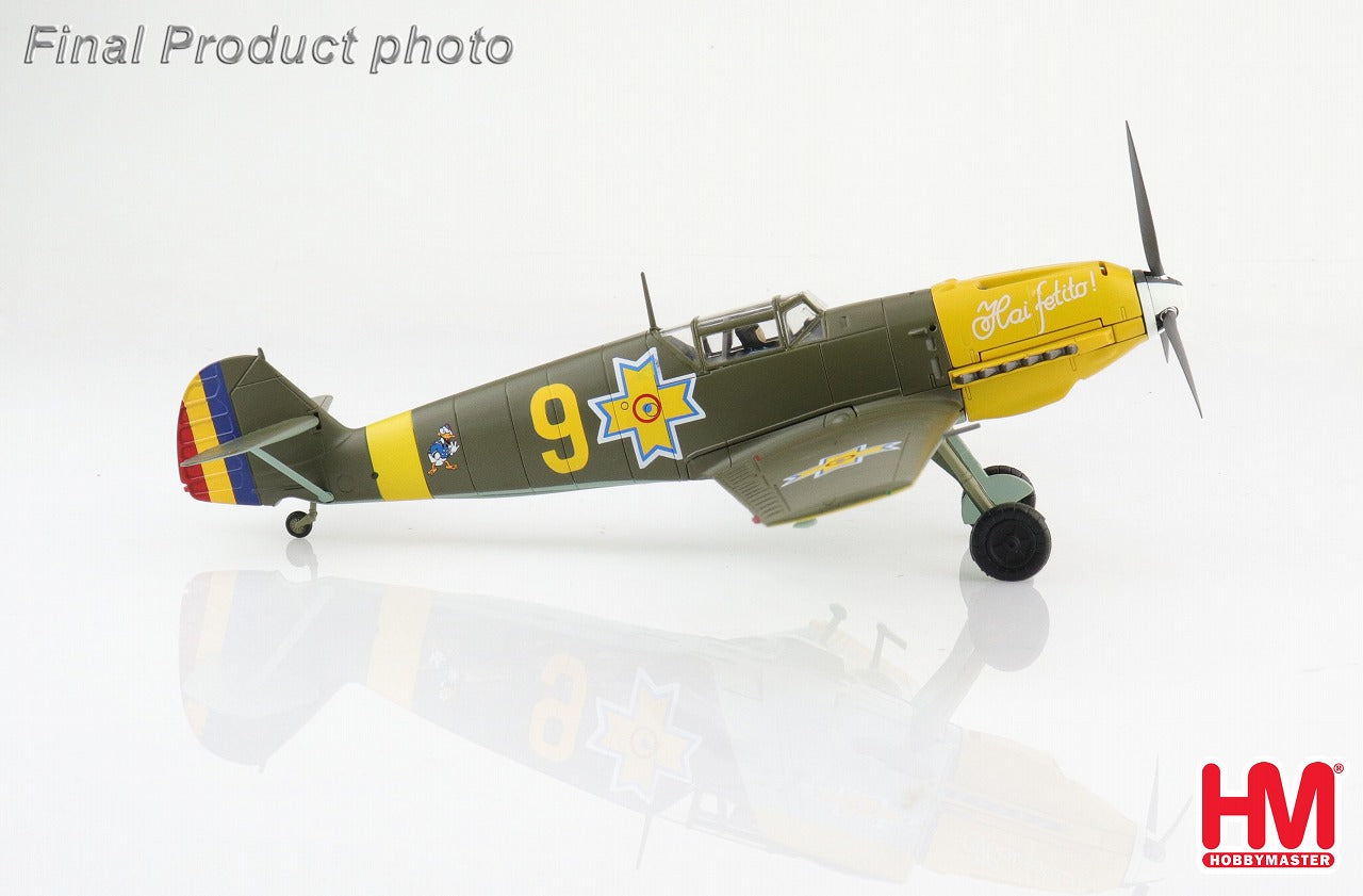 Bf109E-3 Romanian Air Force 7th Squadron Lt. Ioan Di Cesare's aircraft Karpovka-Stalingrad November 1941 #9 "Hai Fetito" 1/48 [HA8721]