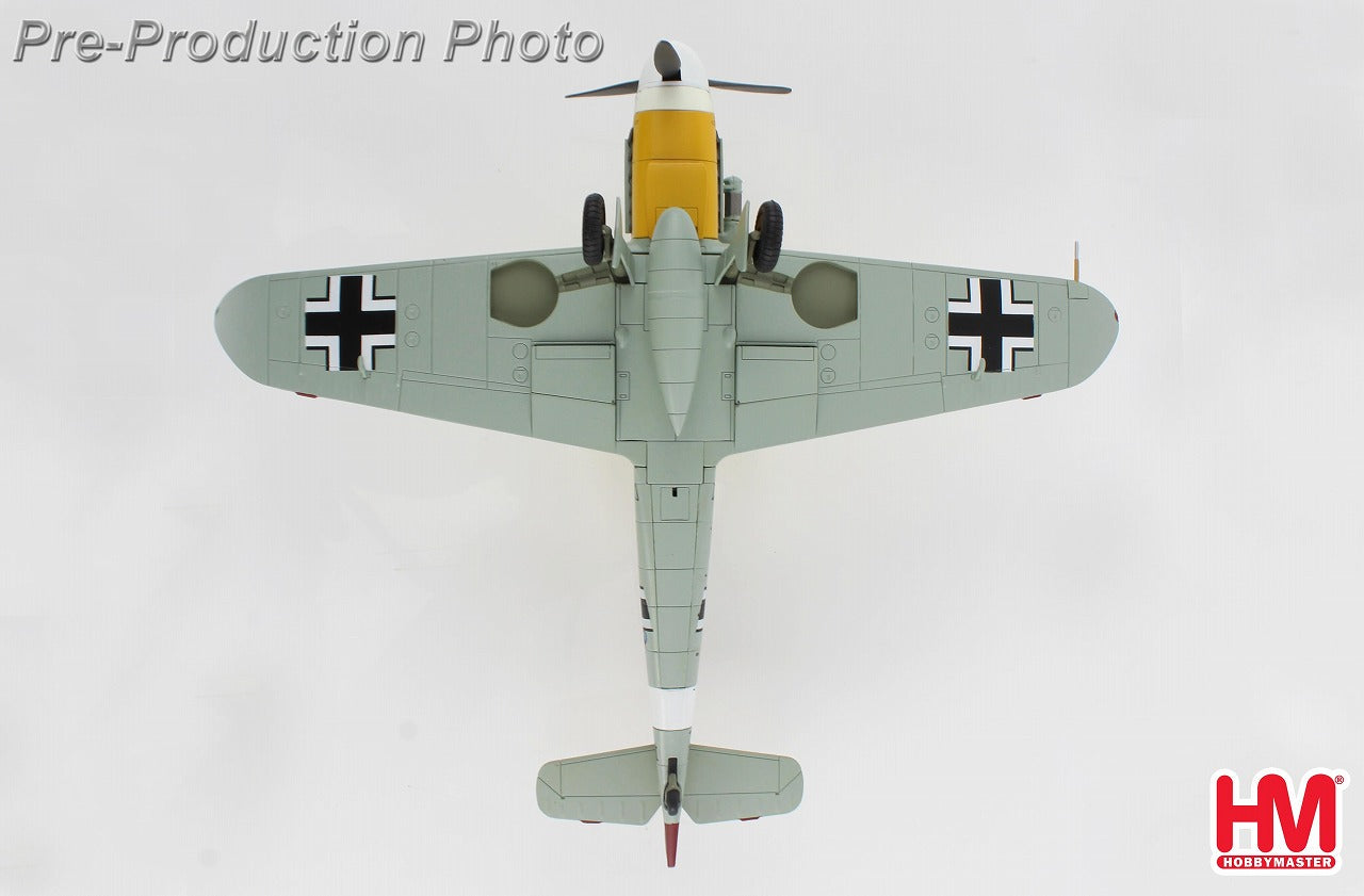 Bf109F-4/Trop (Tropical version) German Air Force No. 27 Fighter Wing, 3rd Squadron, Lieutenant Hans-Joachim Marseille, Libya, February 1942 #14 1/48 [HA8761]