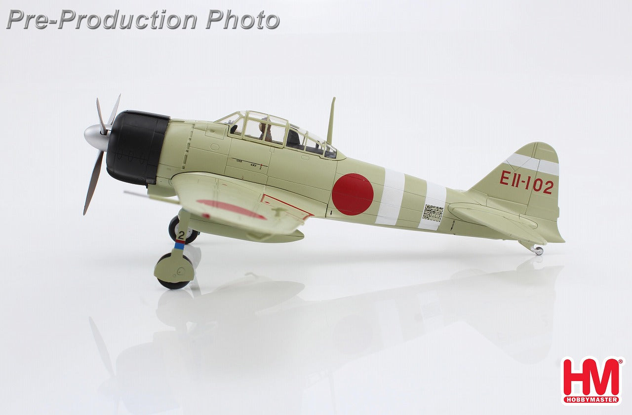 Mitsubishi A6M2 Zero Model 21, Imperial Japanese Navy Zuikaku Fighter Squadron, First Sergeant Iwamoto Tetsuzo, aboard the aircraft carrier Zuikaku, attack on Pearl Harbor, 1941, EII-102, 1/48 [HA8810]