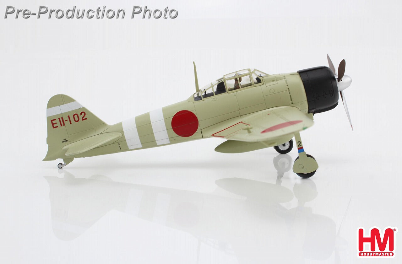 Mitsubishi A6M2 Zero Model 21, Imperial Japanese Navy Zuikaku Fighter Squadron, First Sergeant Iwamoto Tetsuzo, aboard the aircraft carrier Zuikaku, attack on Pearl Harbor, 1941, EII-102, 1/48 [HA8810]