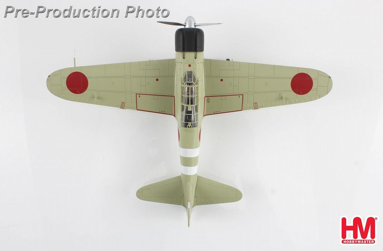 Mitsubishi A6M2 Zero Model 21, Imperial Japanese Navy Zuikaku Fighter Squadron, First Sergeant Iwamoto Tetsuzo, aboard the aircraft carrier Zuikaku, attack on Pearl Harbor, 1941, EII-102, 1/48 [HA8810]