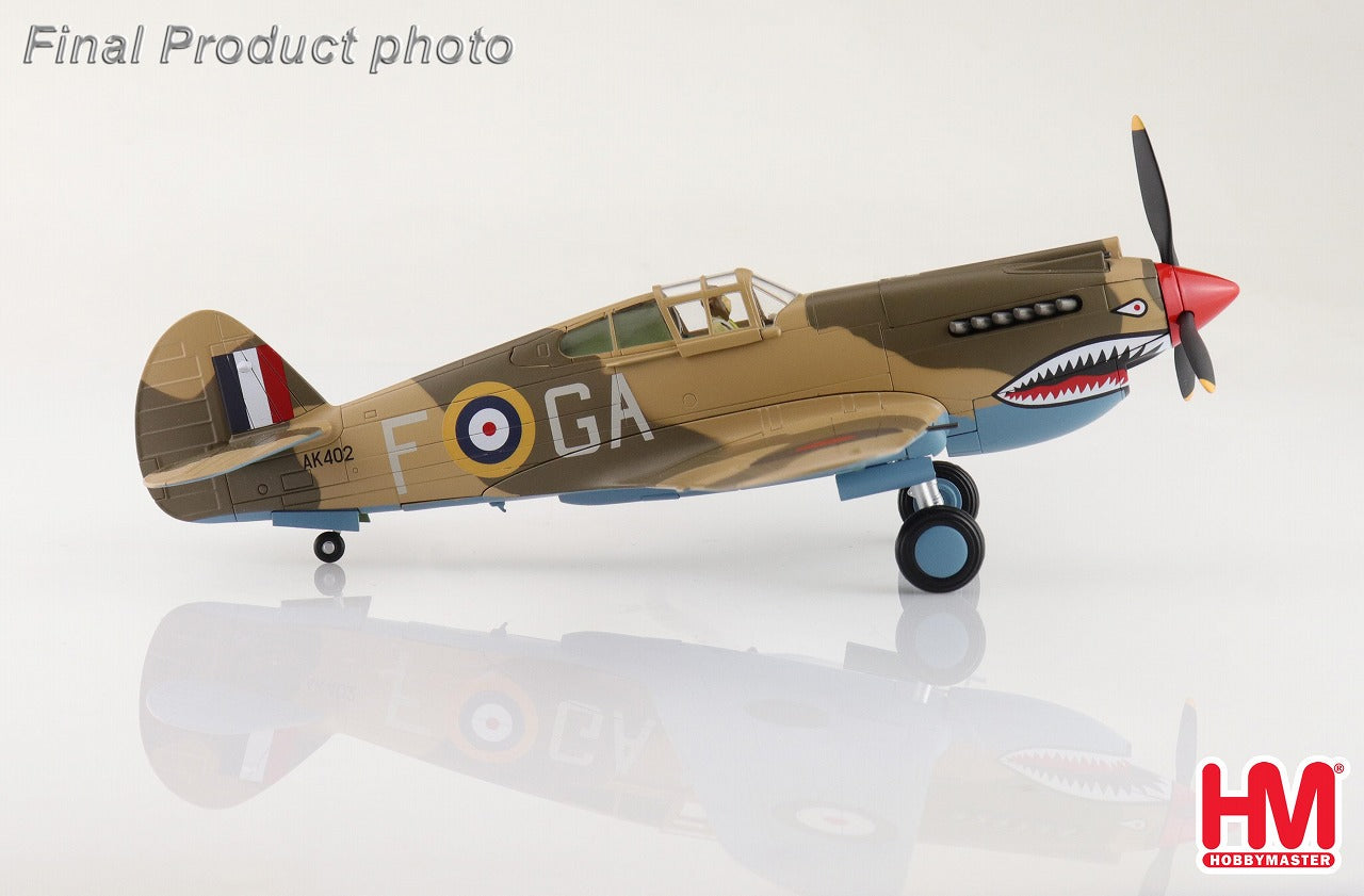 カーチス・ホークMk.2B イギリス空軍 「ネヴィル・デューク機」 1941年 1/48 [HA9205]