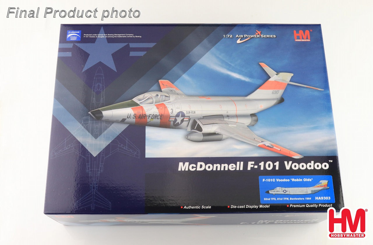 F-101C ヴードゥー アメリカ空軍 第81戦術戦闘航空団 「ロビン・オールズ」 1/72[HA9303]