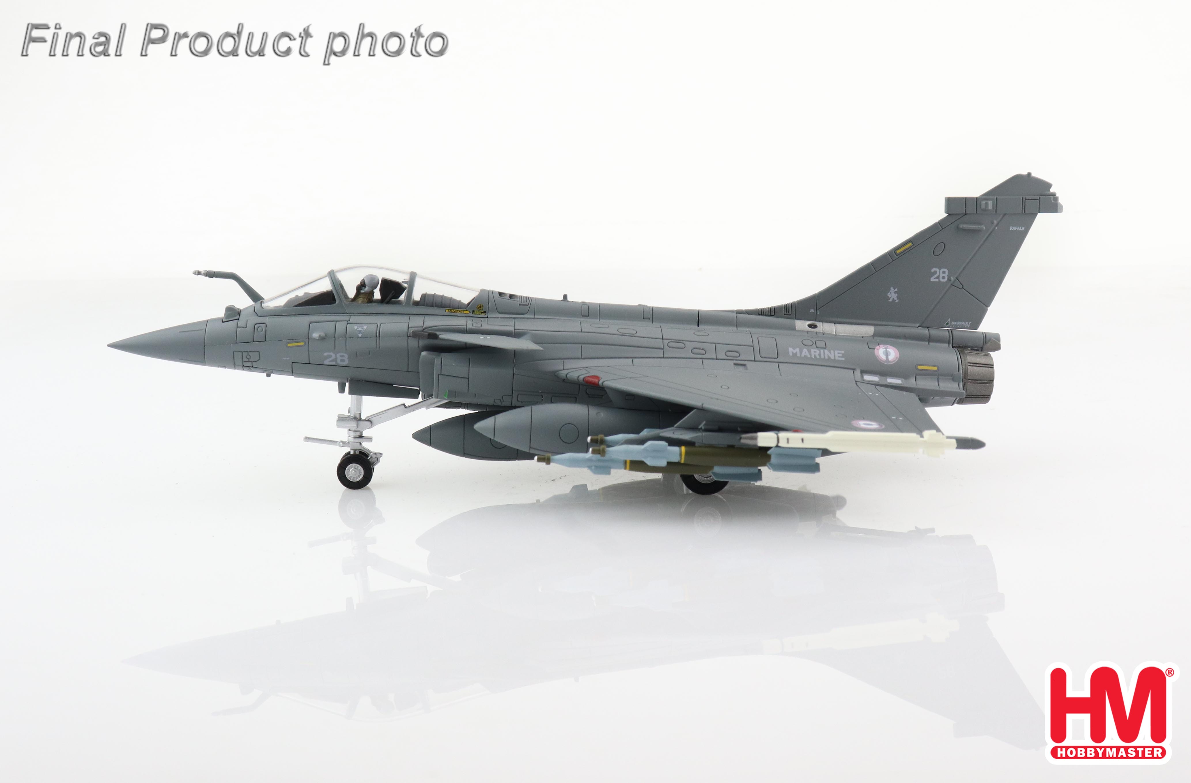 Rafale M, French Navy, 12th Naval Air Group, Operation Harmattan (Libyan Civil War), 2011 #28 1/72 [HA9602]